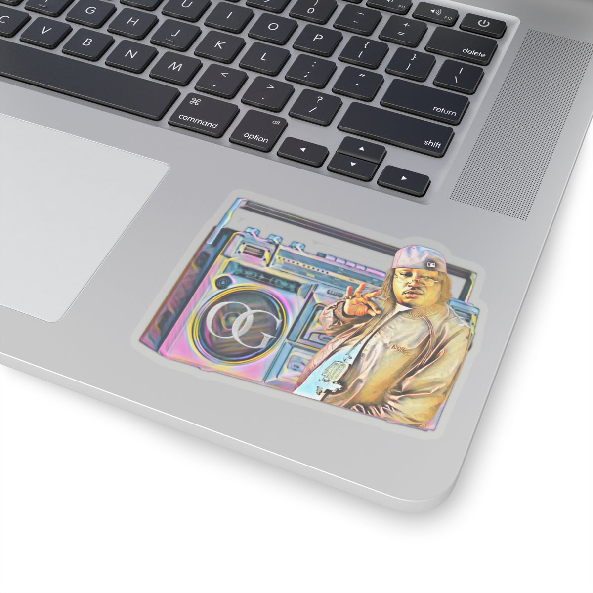 E 40’s Boom Box Kiss-Cut Stickers