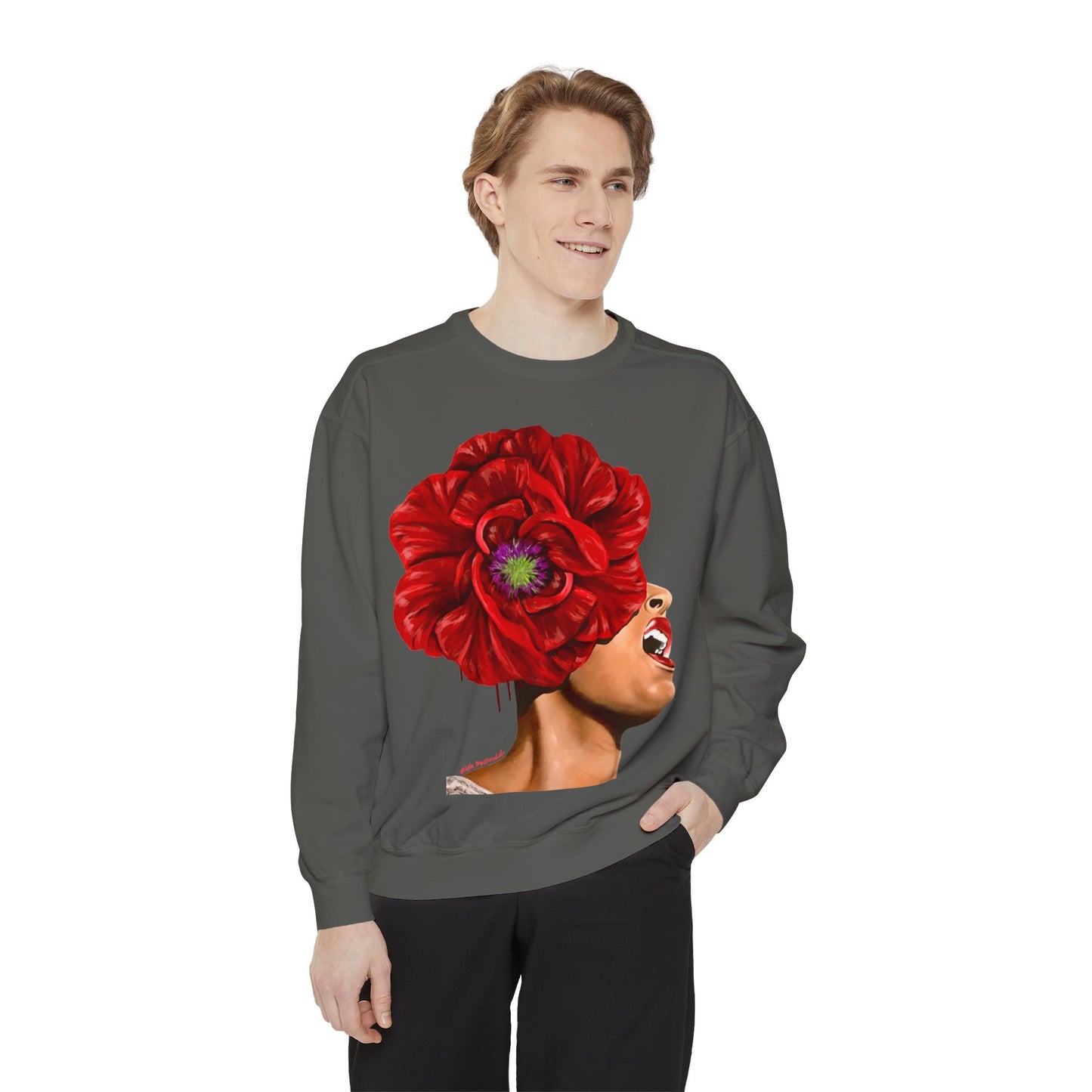 Billie Holiday painted by Lola Buckwald OG Sweatshirt
