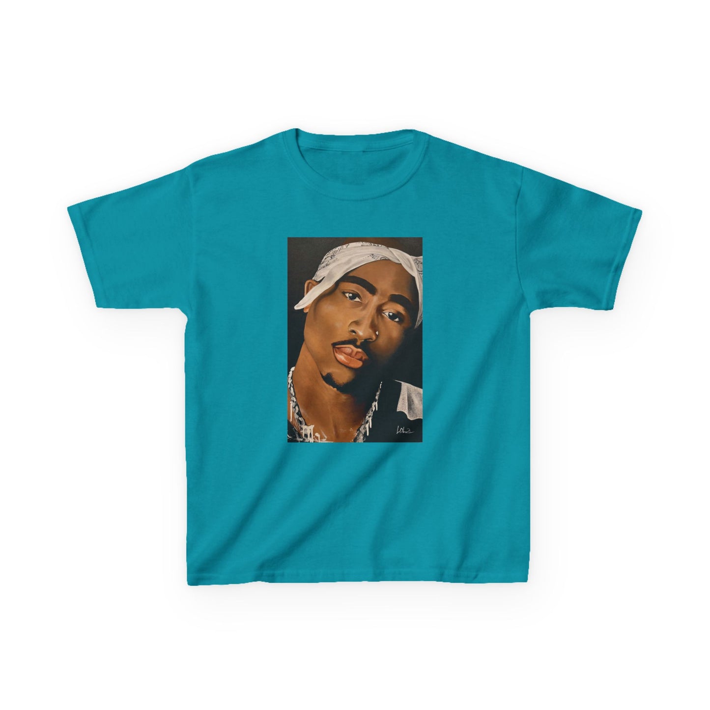 2Pac OG Youth Tee, Original painting by Lola Buckwald
