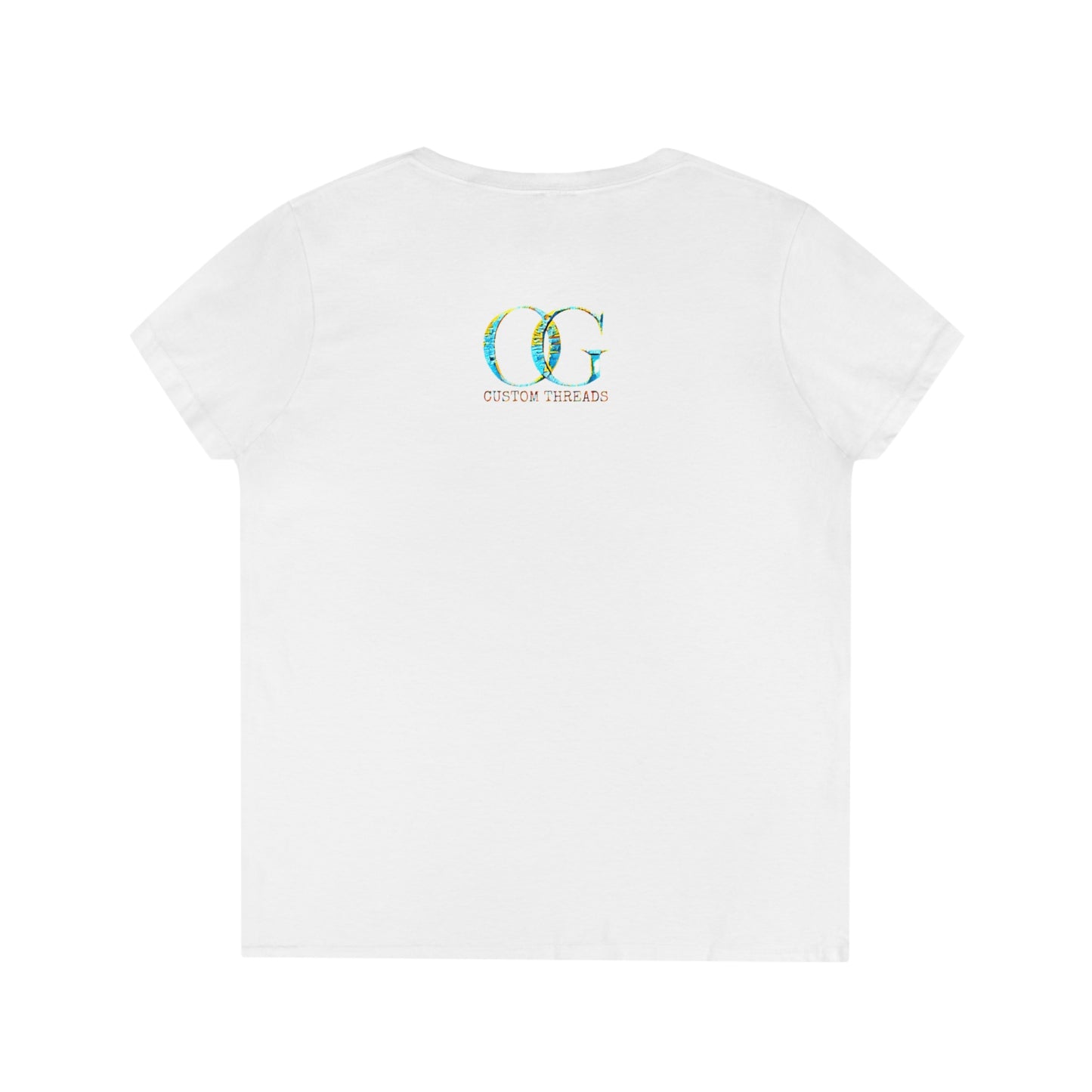 Angela Davis inspired graffiti V-Neck OG T-Shirt
