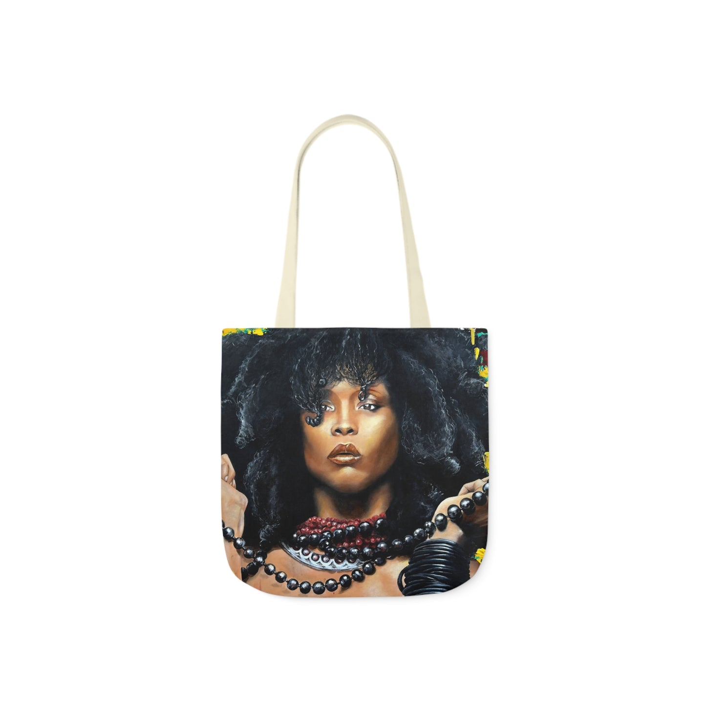 Erykah Badu painted by Lola Buckwald/ OG Tote Bag with 5-Color Straps