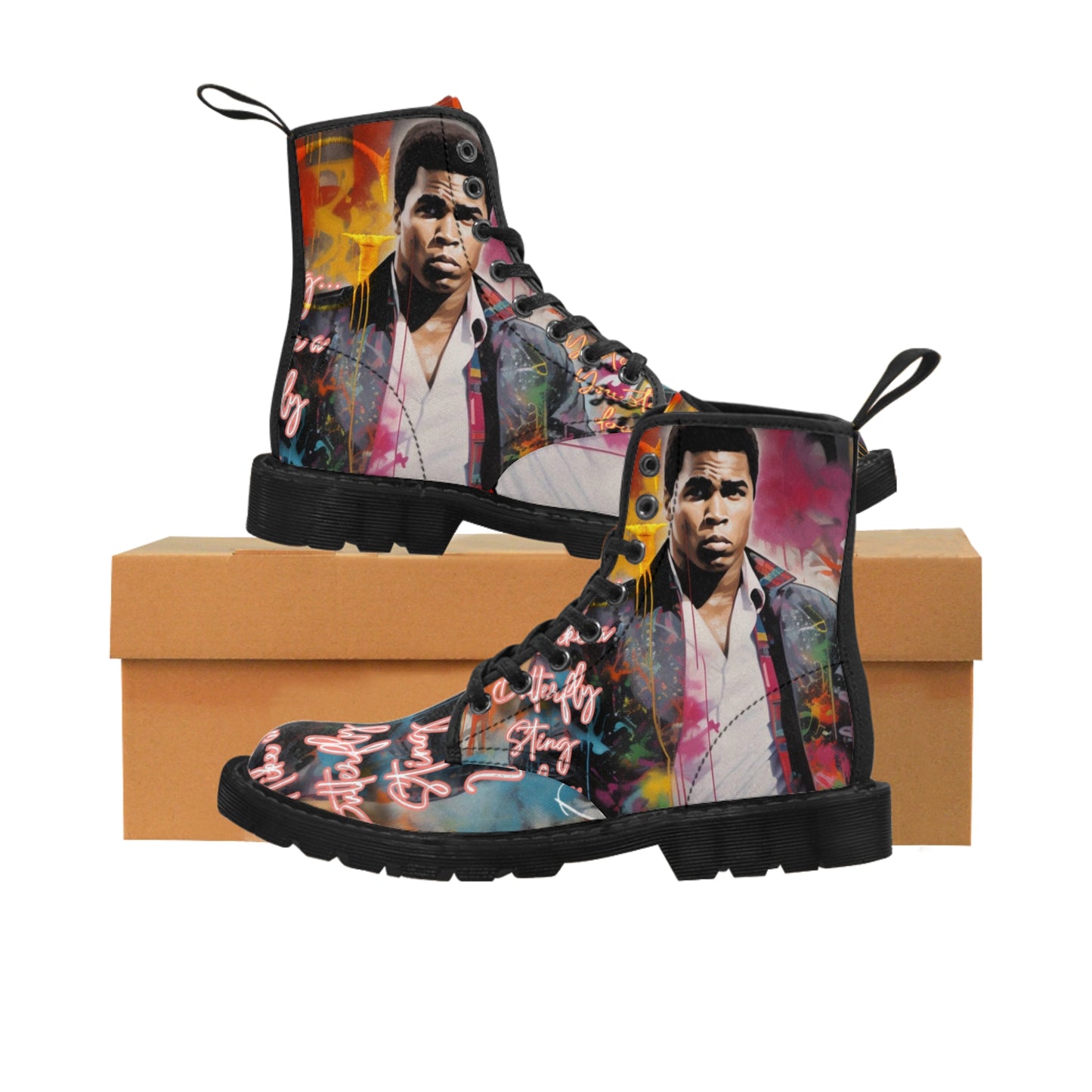 Men's Canvas Boots: Muhammad Ali