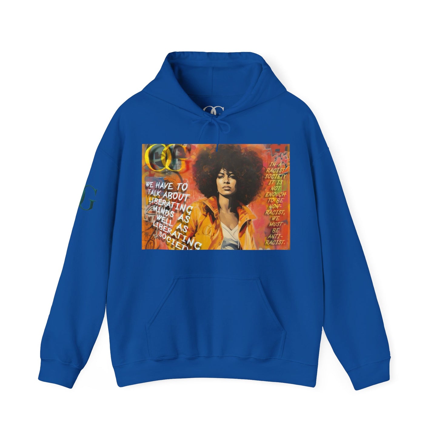 Angela Davis inspired graffiti OG Hoodie