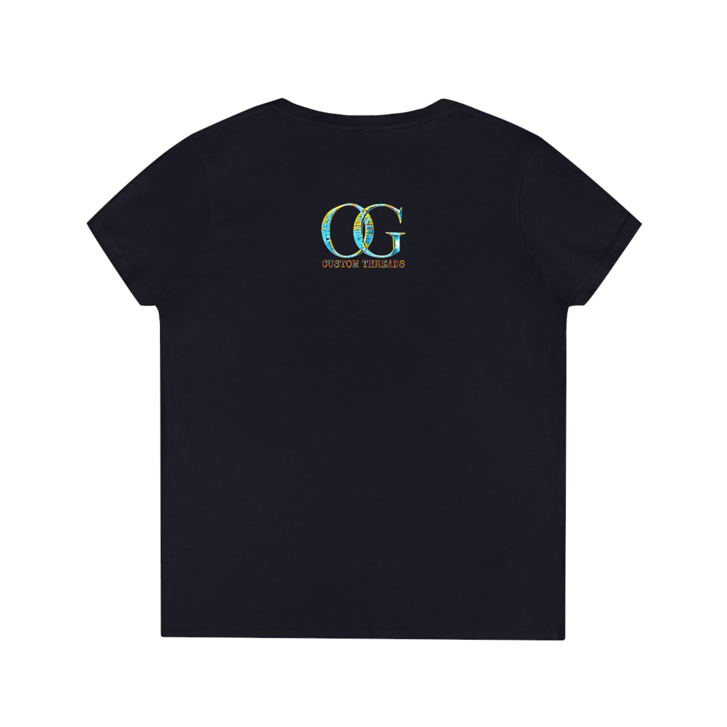 Angela Davis inspired graffiti V-Neck OG T-Shirt