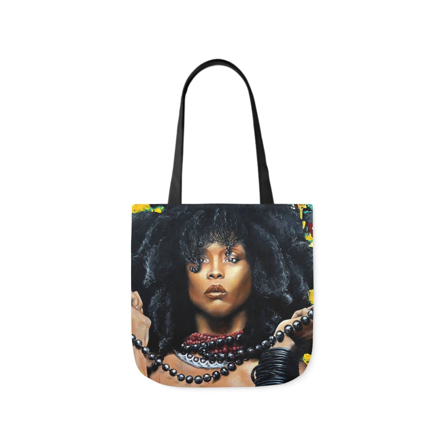 Erykah Badu painted by Lola Buckwald/ OG Tote Bag with 5-Color Straps