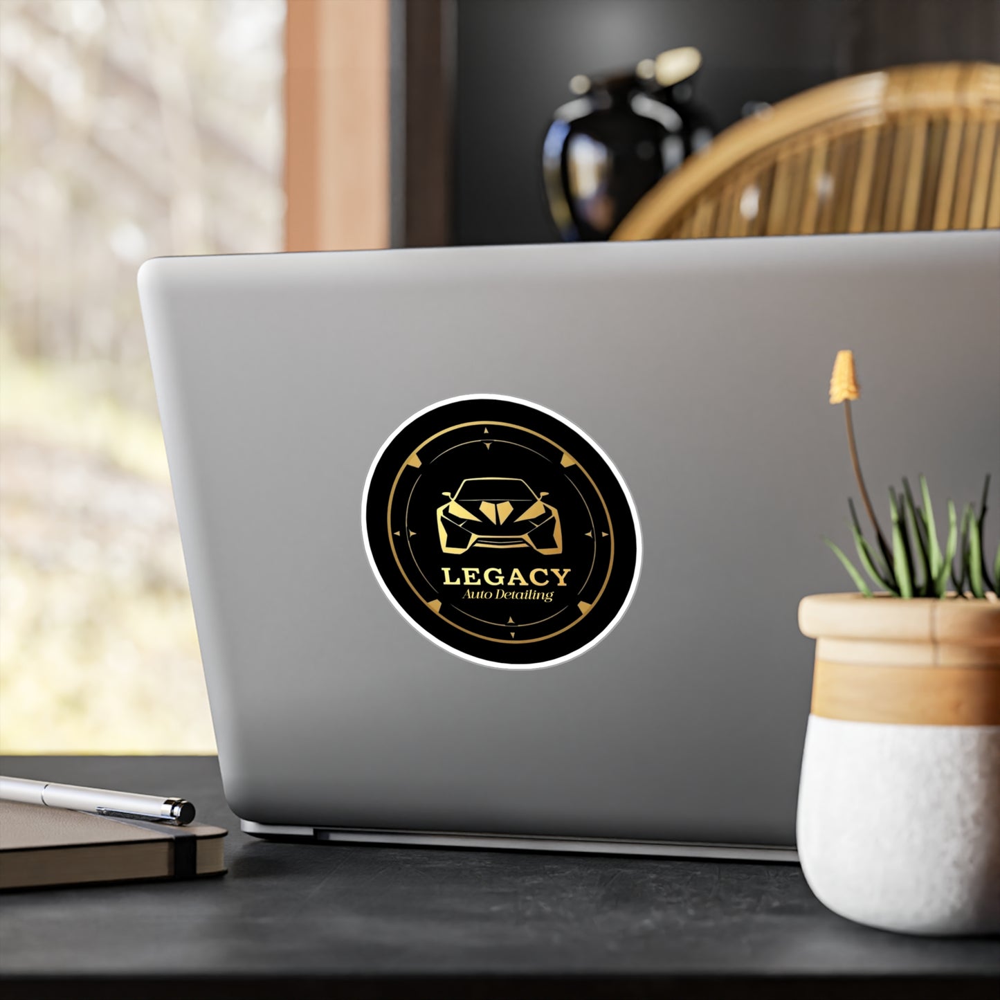 Logo stickers for Legacy Detailing