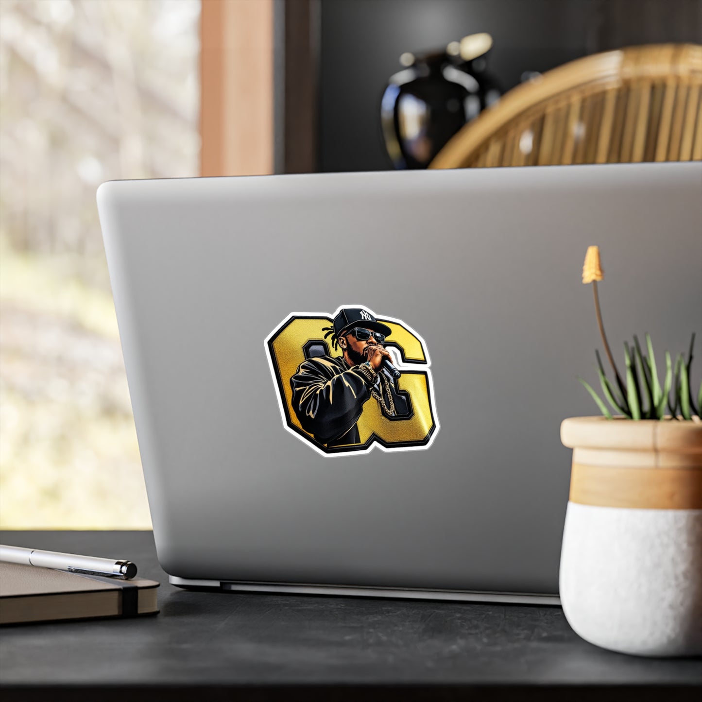 OG on the mic sticker