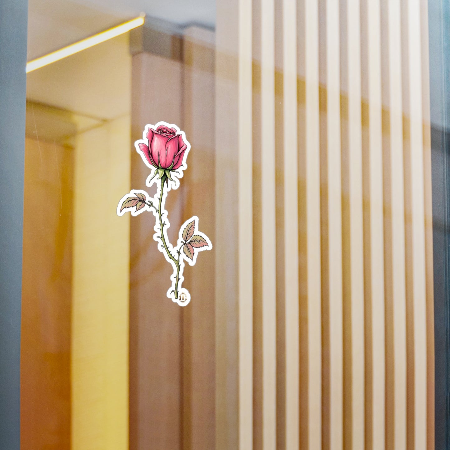 He loves me, he loves me not OG Rose Kiss-Cut Vinyl sticker