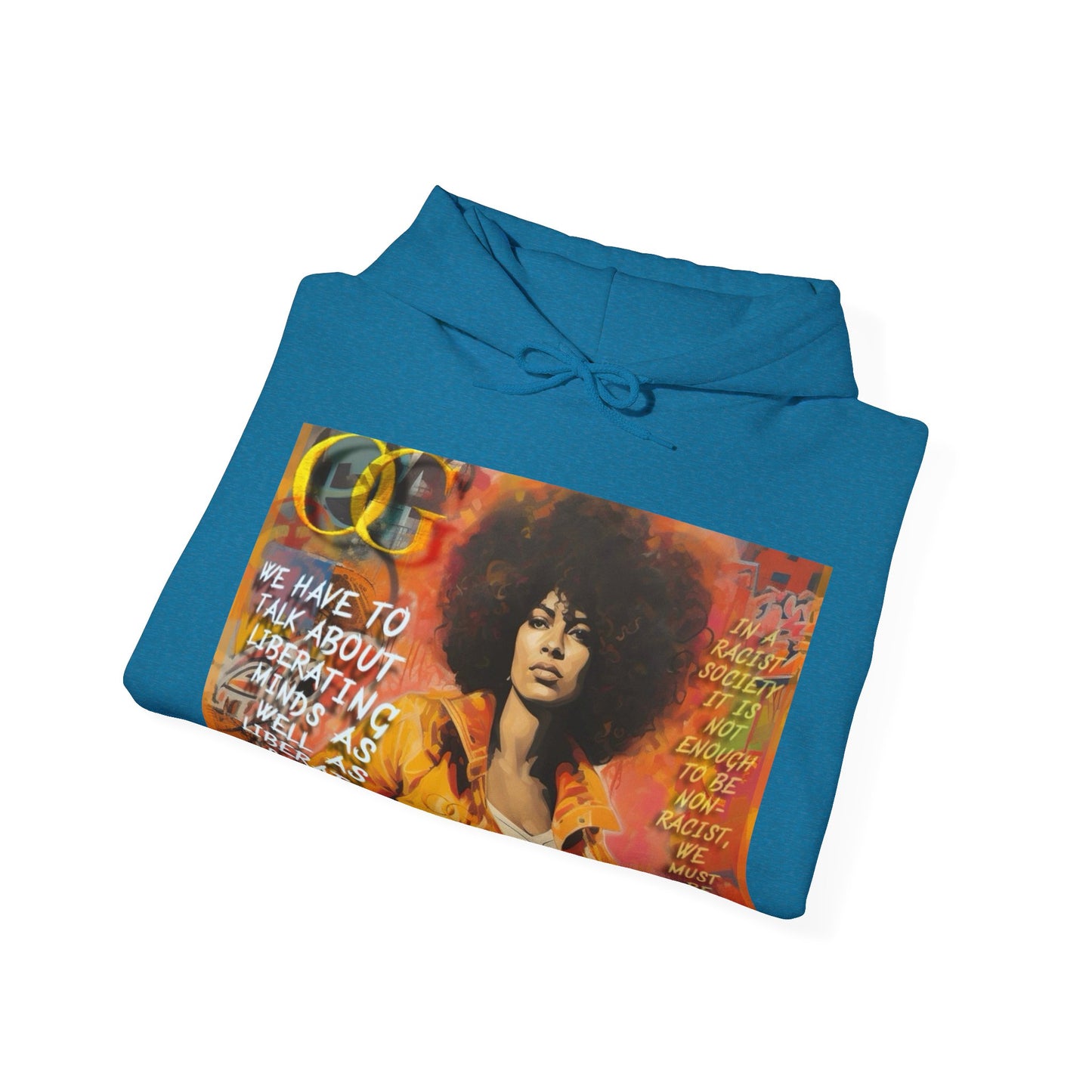 Angela Davis inspired graffiti OG Hoodie