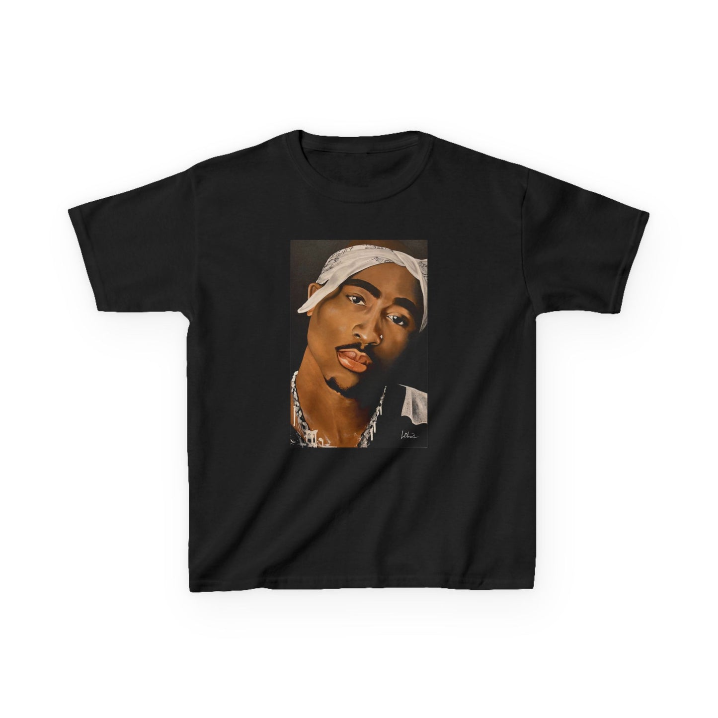2Pac OG Youth Tee, Original painting by Lola Buckwald