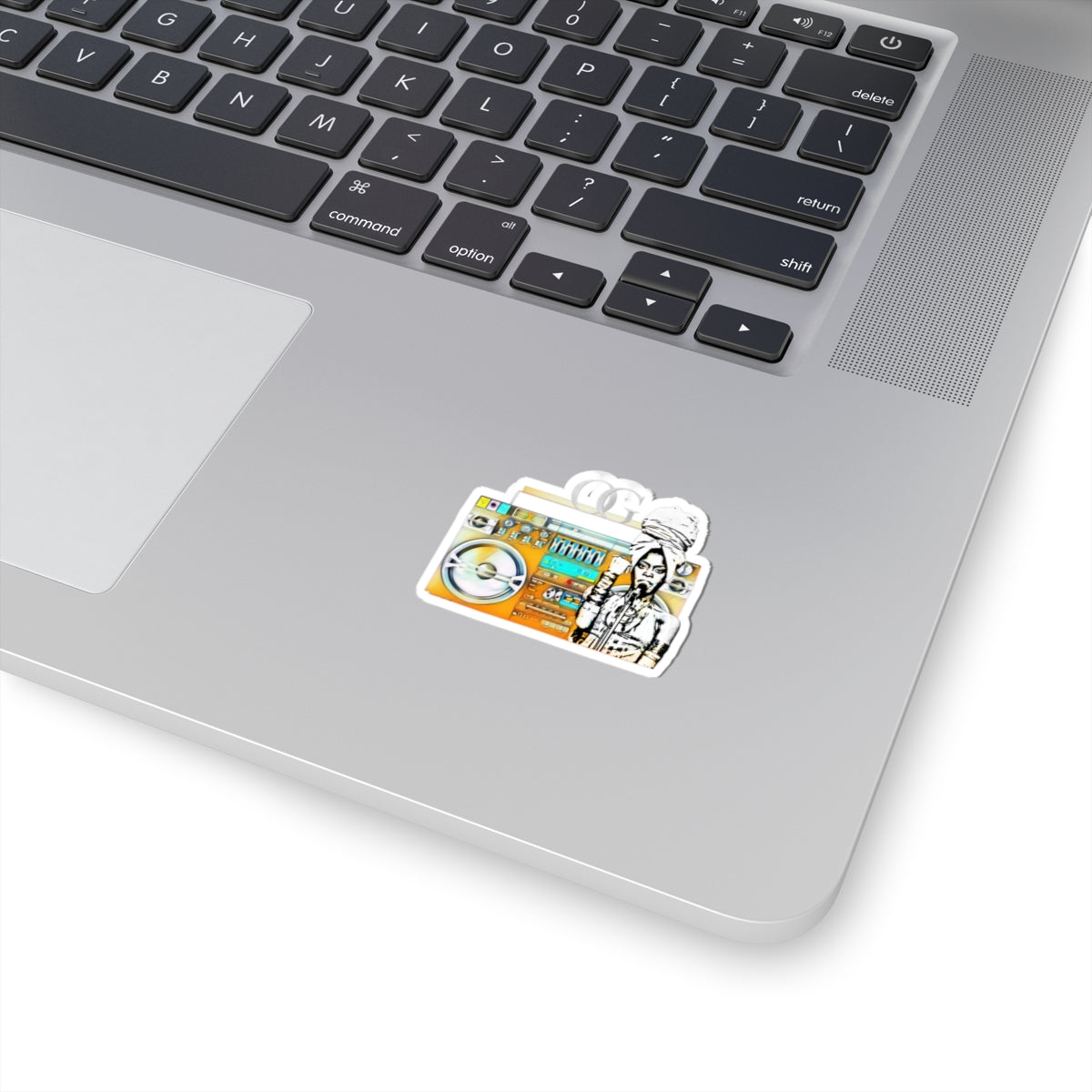 Badu’s Boom Box Kiss-Cut Stickers
