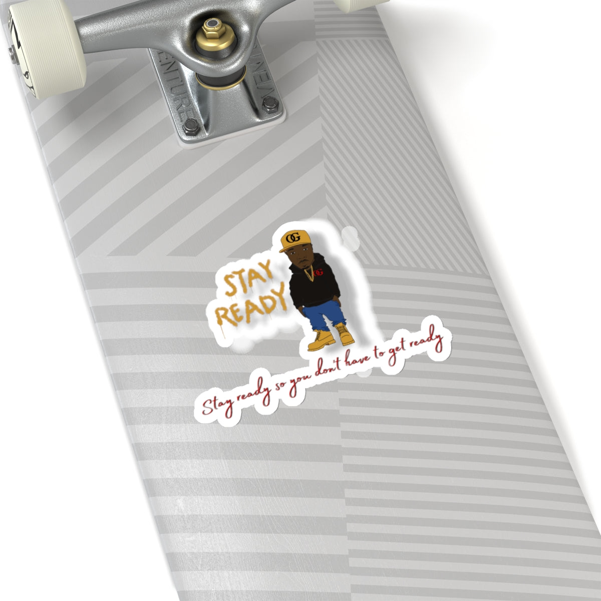 Stay Ready OG Character kiss-cut OG Sticker