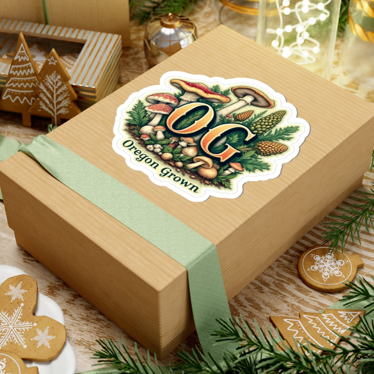 Oregon Grown OG Fungi Sticker