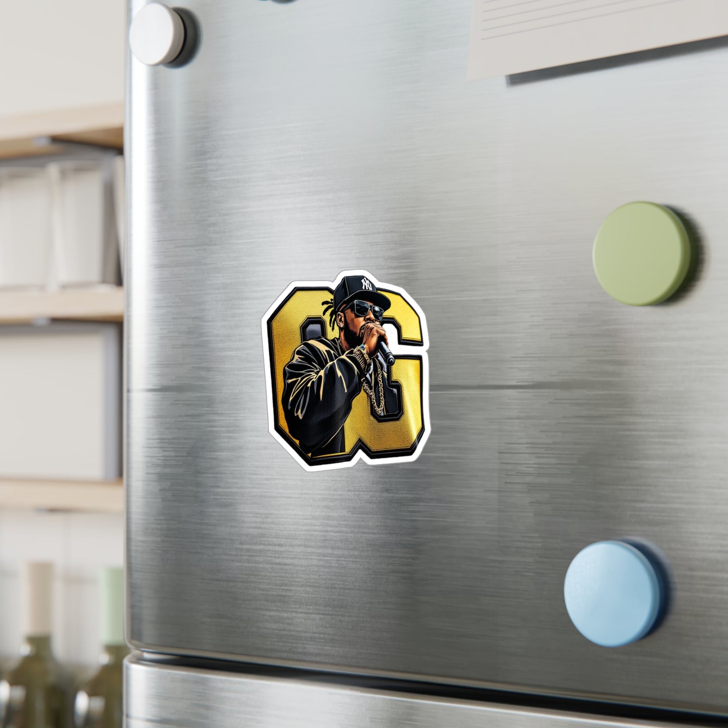 OG on the mic sticker