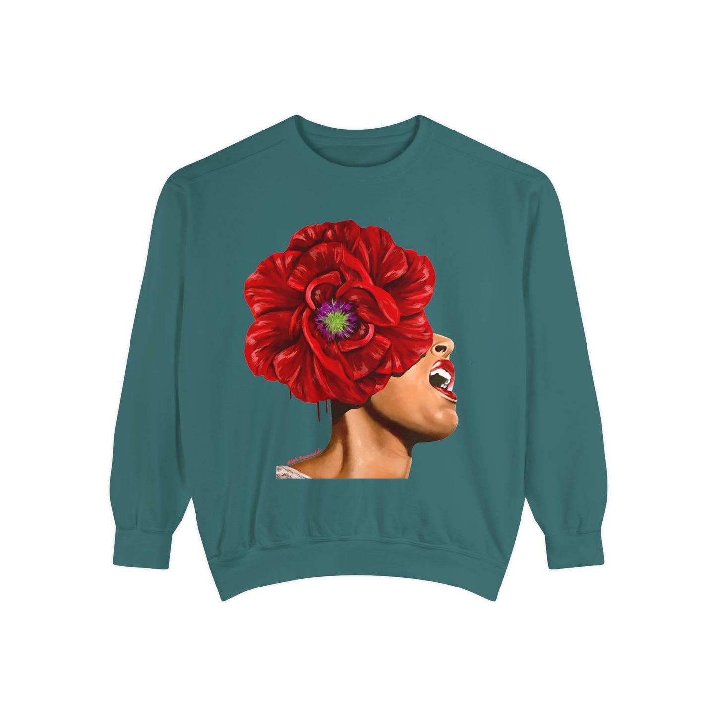 Billie Holiday painted by Lola Buckwald OG Sweatshirt