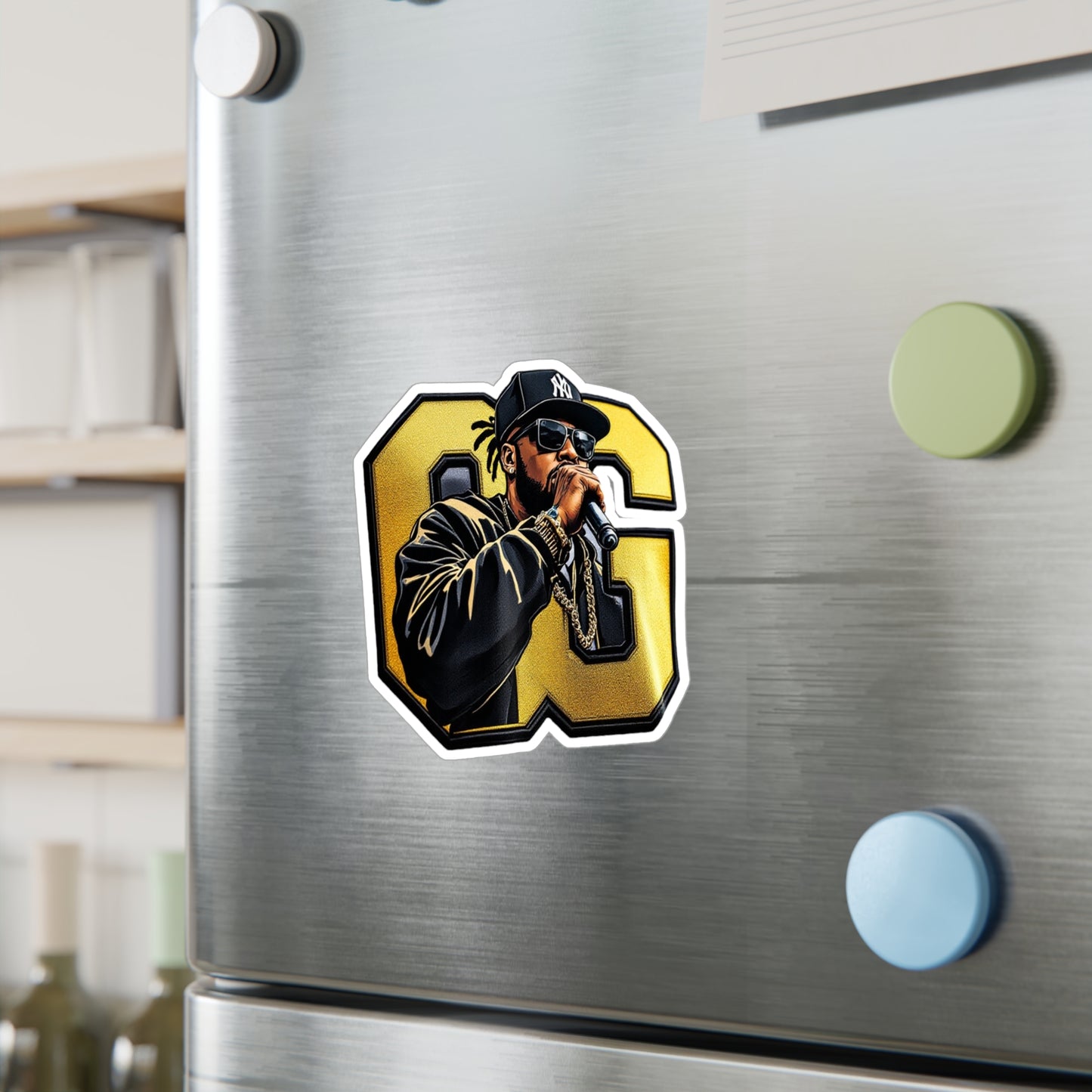 OG on the mic sticker