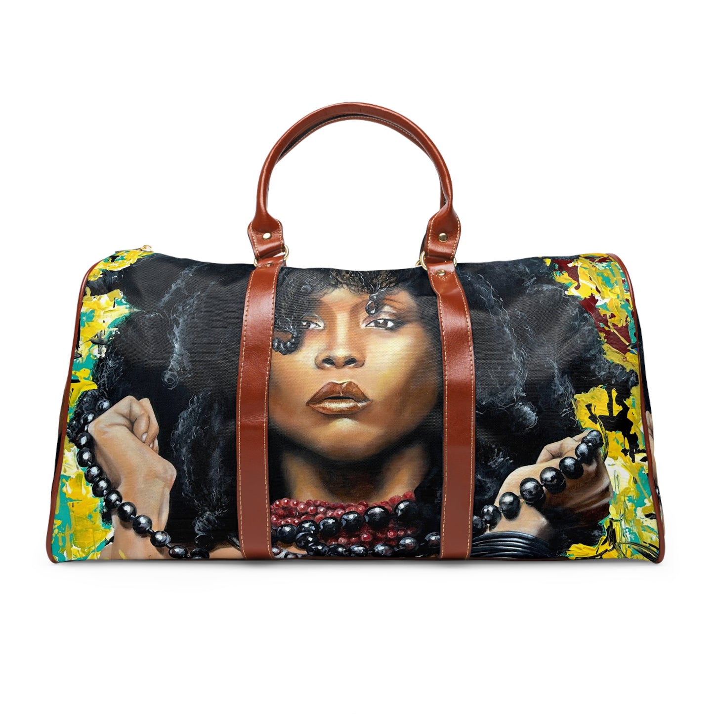 Waterproof OG Travel Bag - Featuring print of Erykah Badu painted by Lola Buckwald