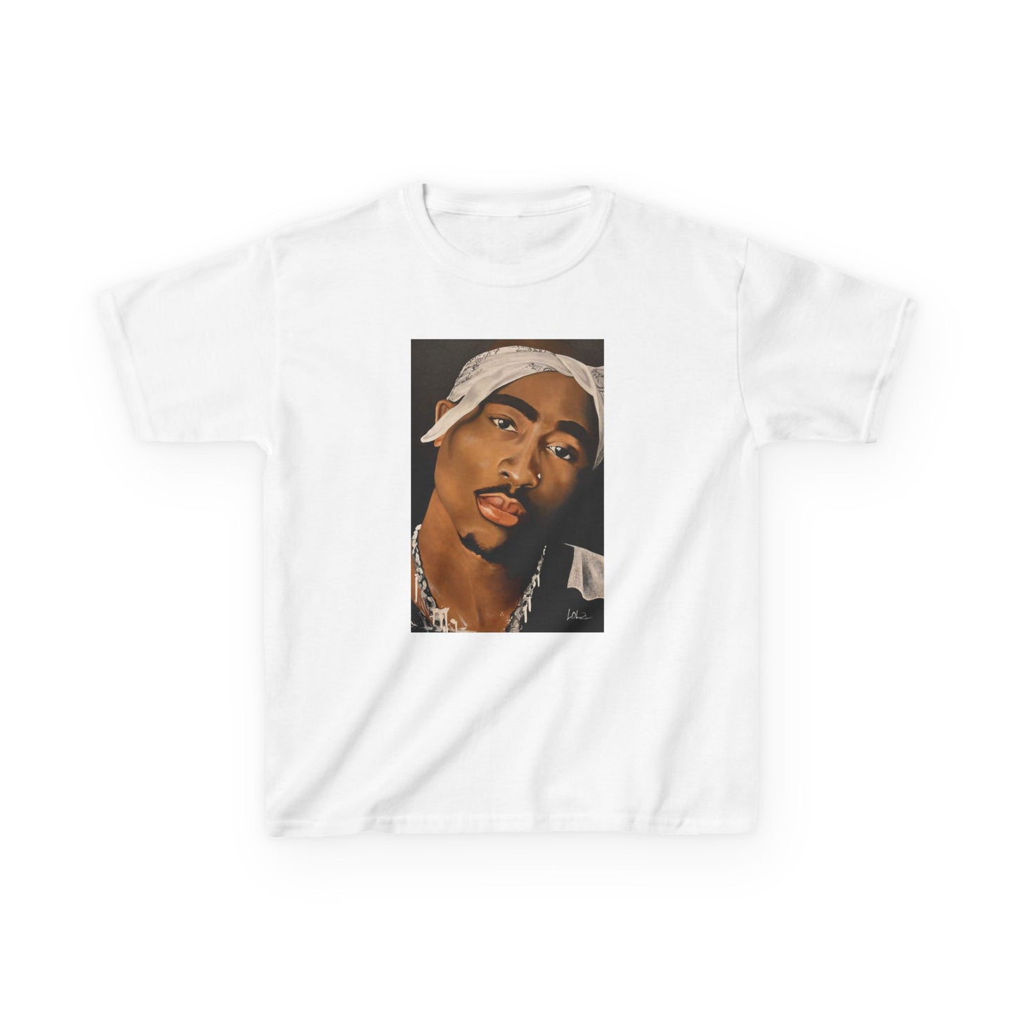 2Pac OG Youth Tee, Original painting by Lola Buckwald