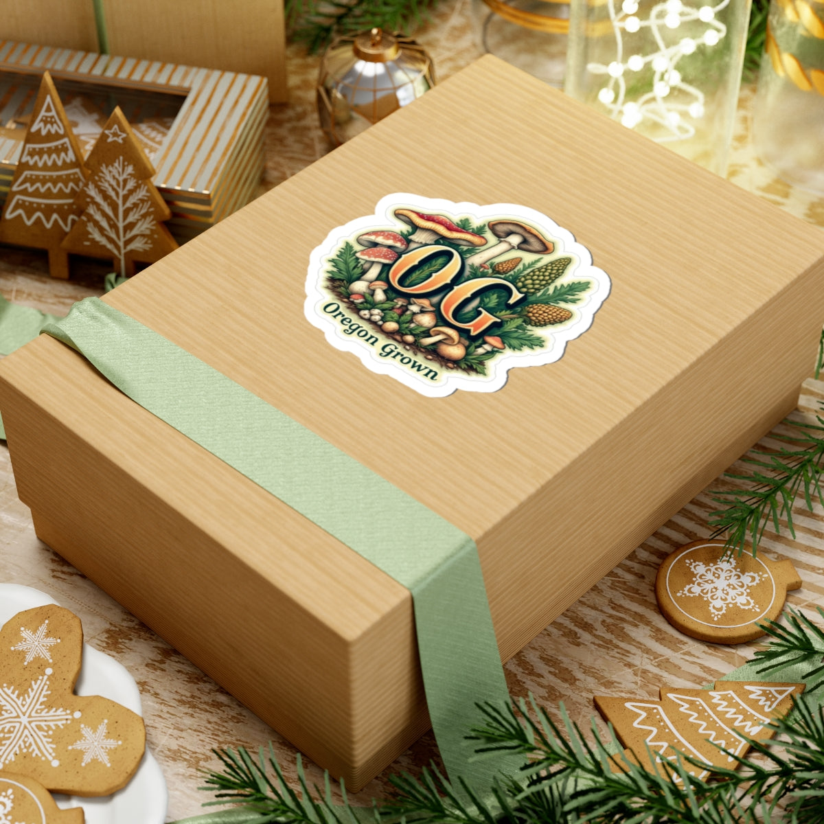 Oregon Grown OG Fungi Sticker