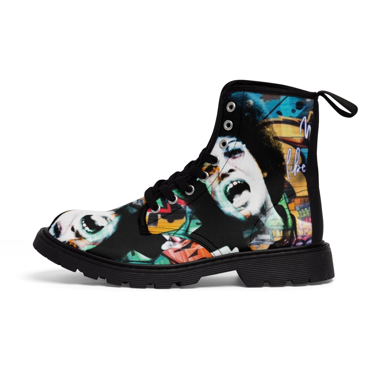 Women's Canvas Boots: Angela Davis