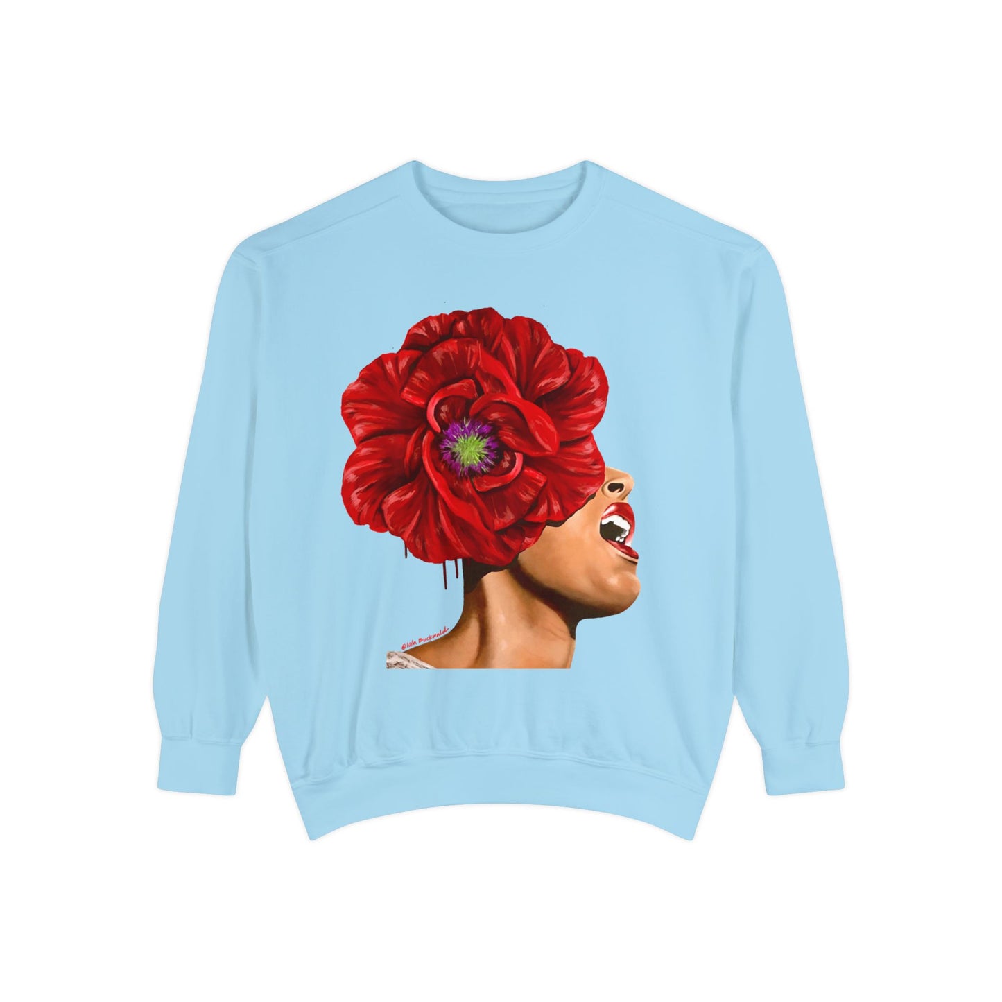 Billie Holiday painted by Lola Buckwald OG Sweatshirt