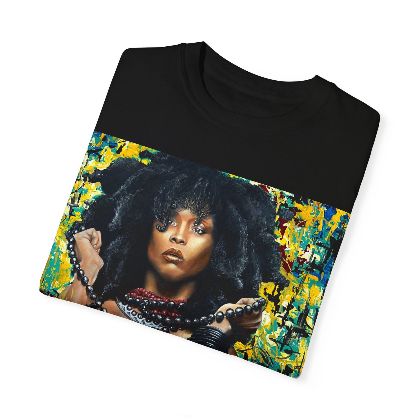 Erykah Badu painted by Lola Buckwald, OG tee