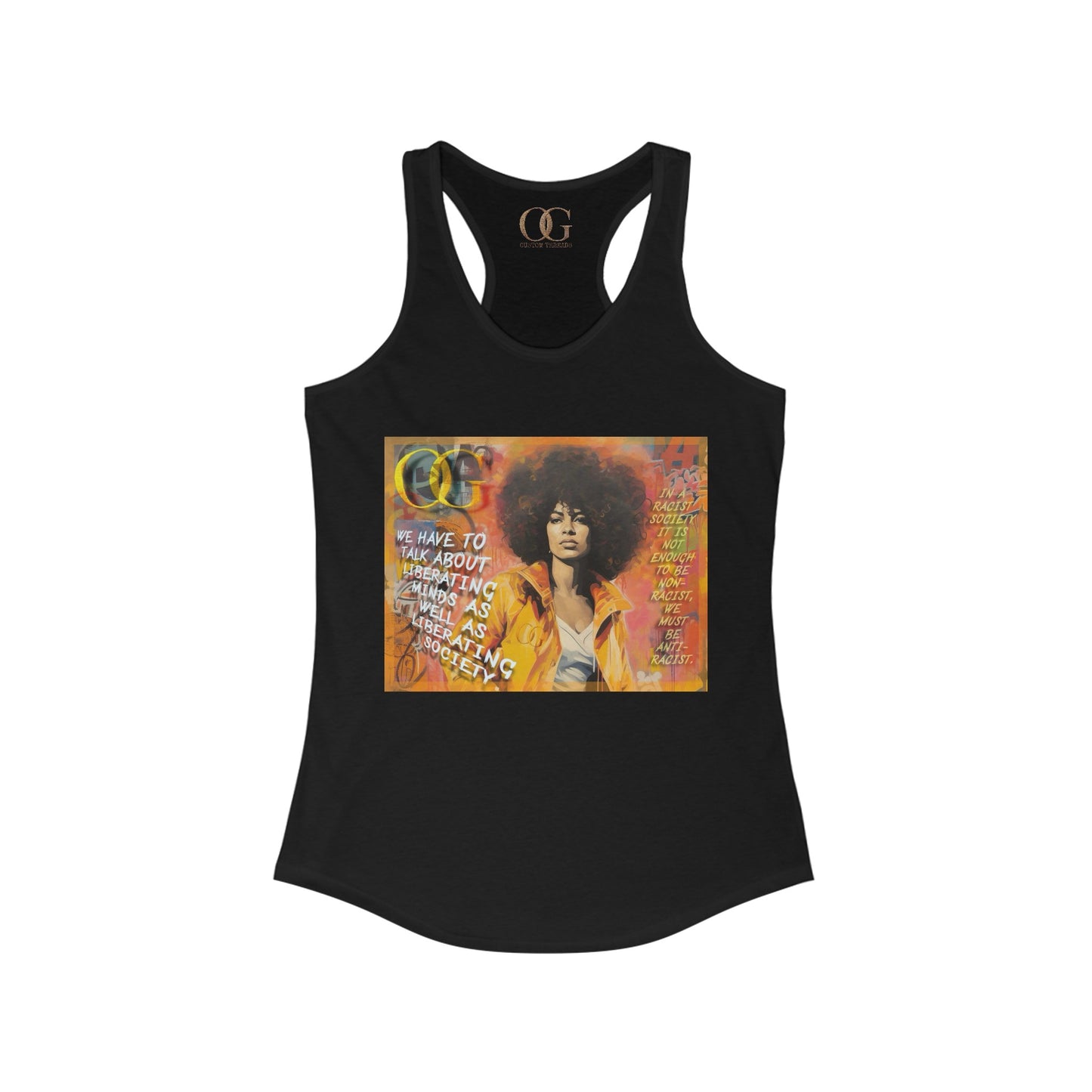 Angela Davis inspired graphic OG tank