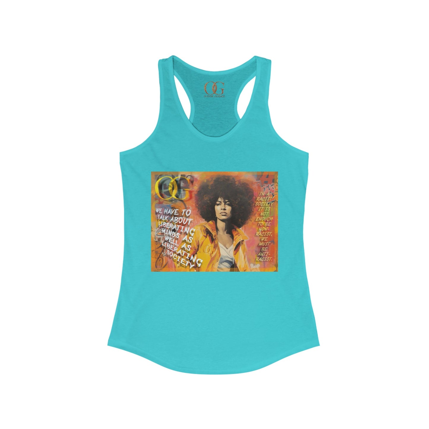 Angela Davis inspired graphic OG tank