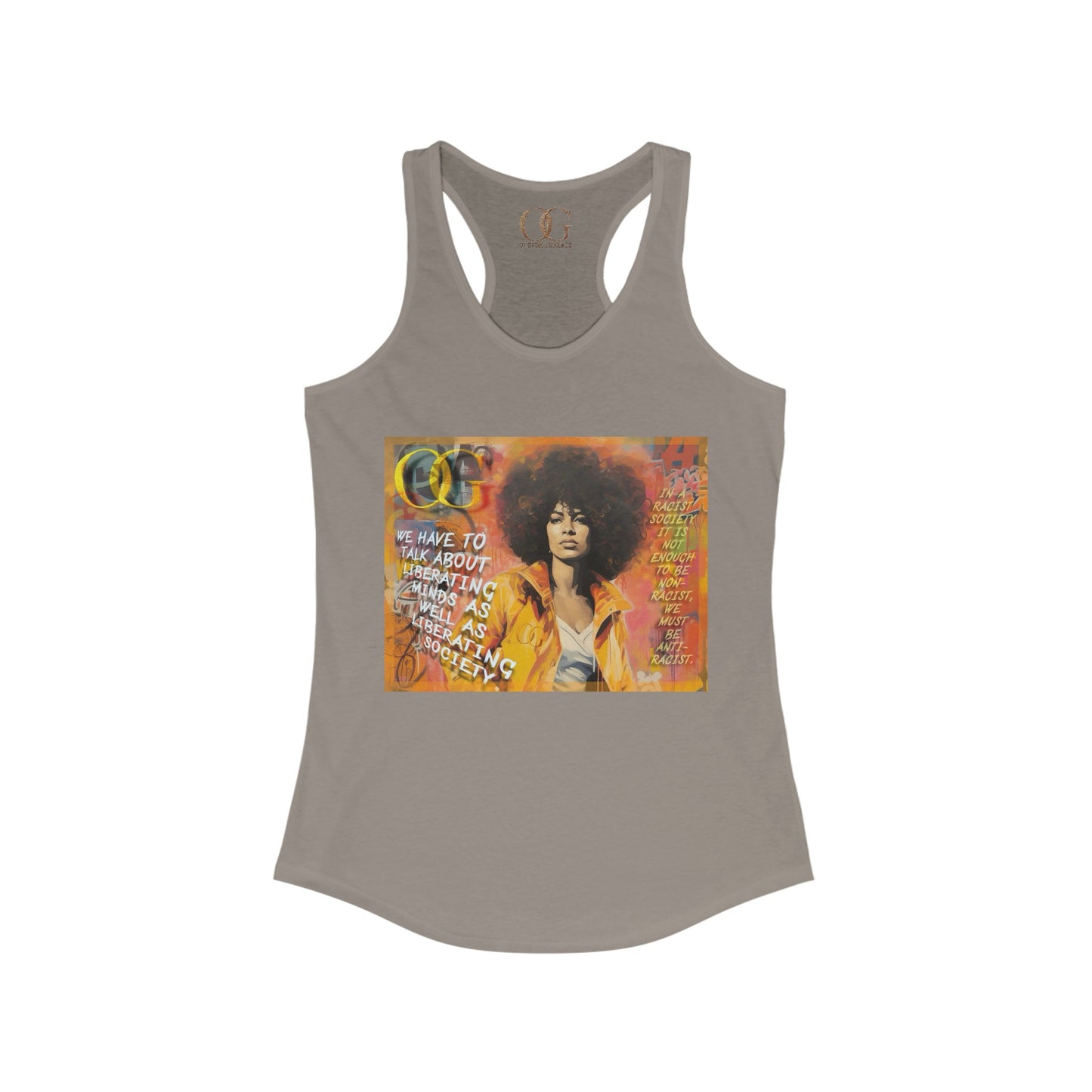 Angela Davis inspired graphic OG tank