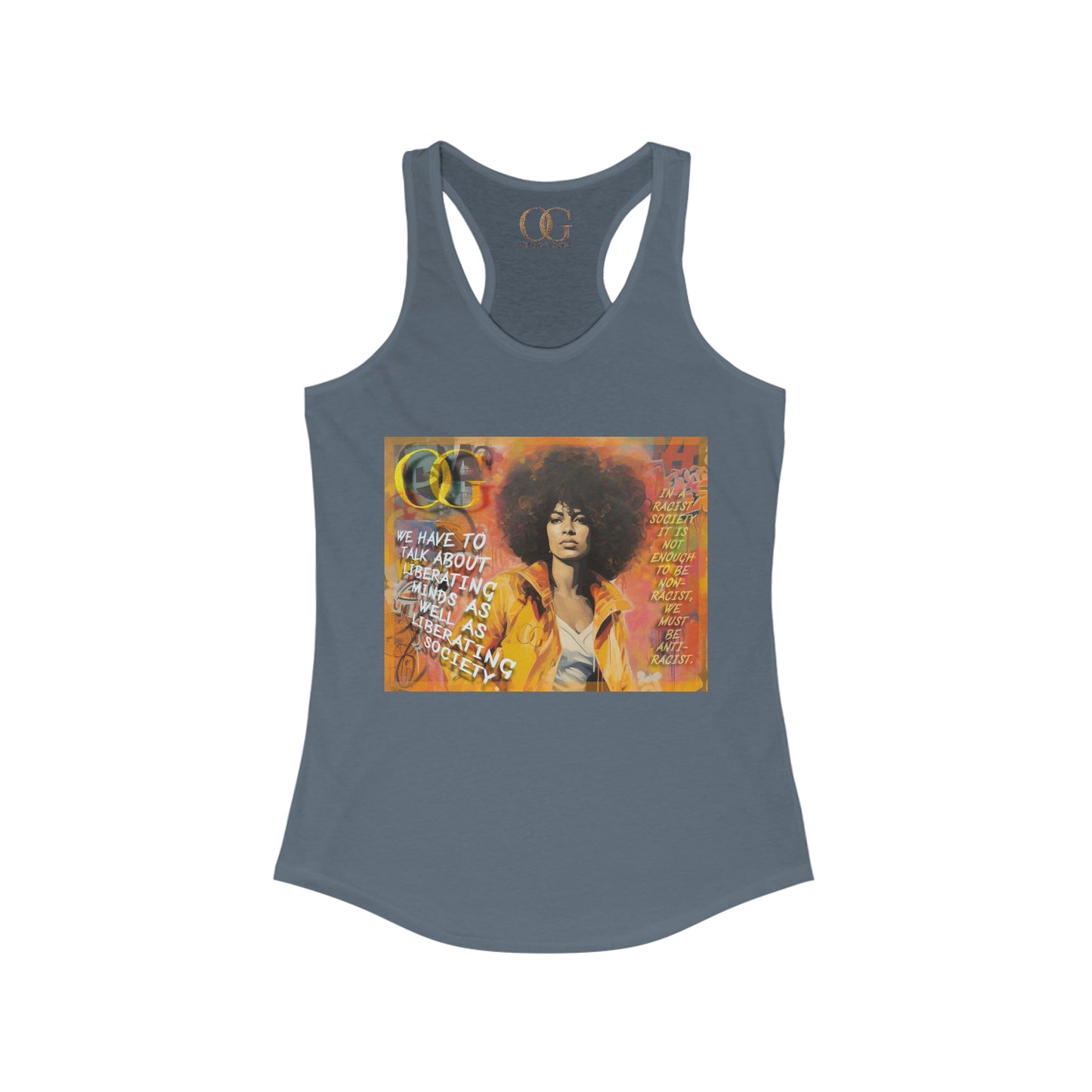 Angela Davis inspired graphic OG tank
