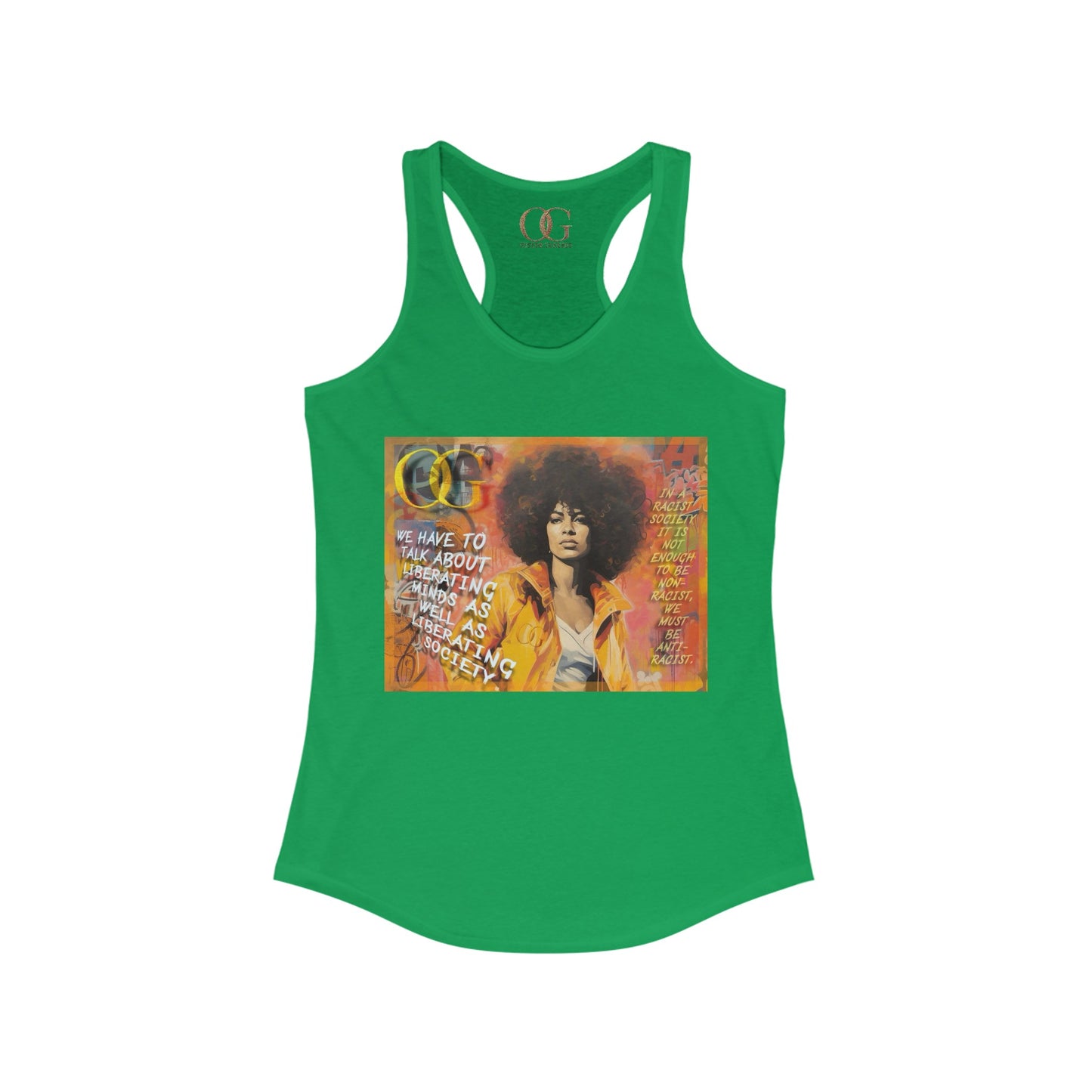 Angela Davis inspired graphic OG tank