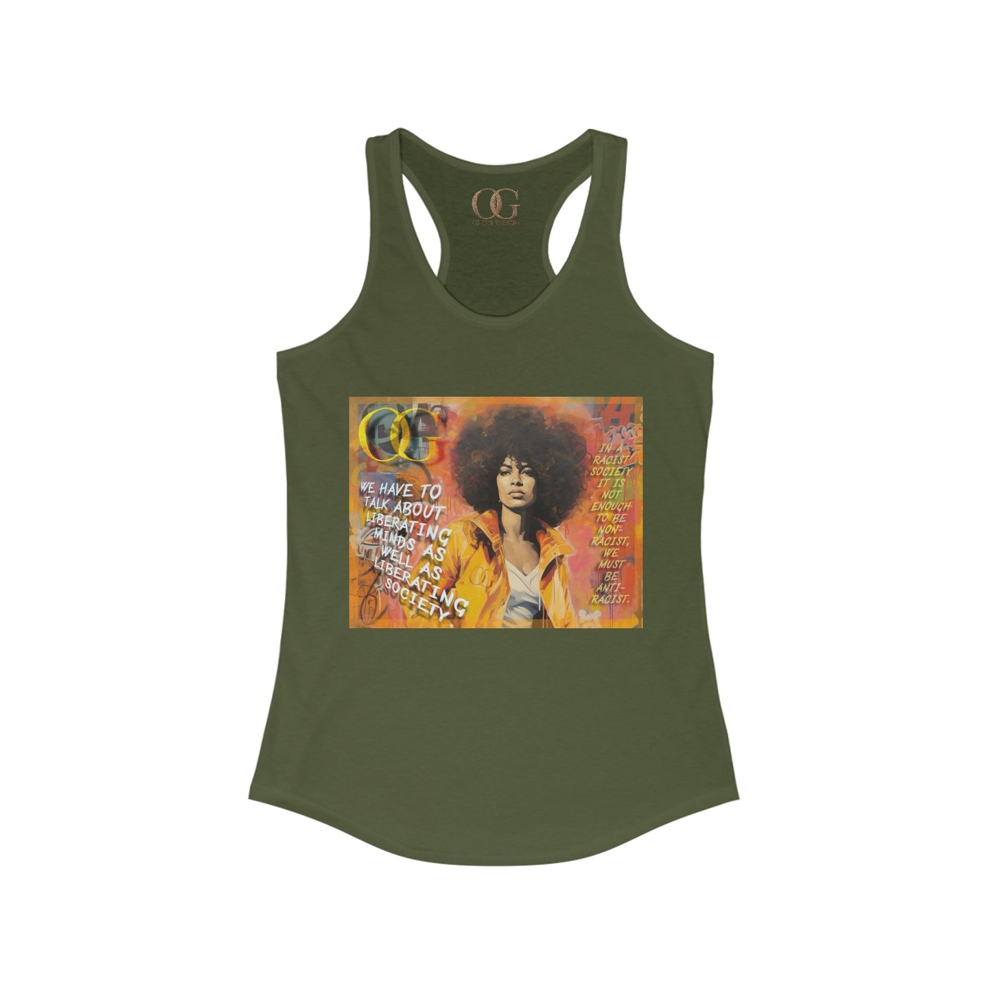 Angela Davis inspired graphic OG tank