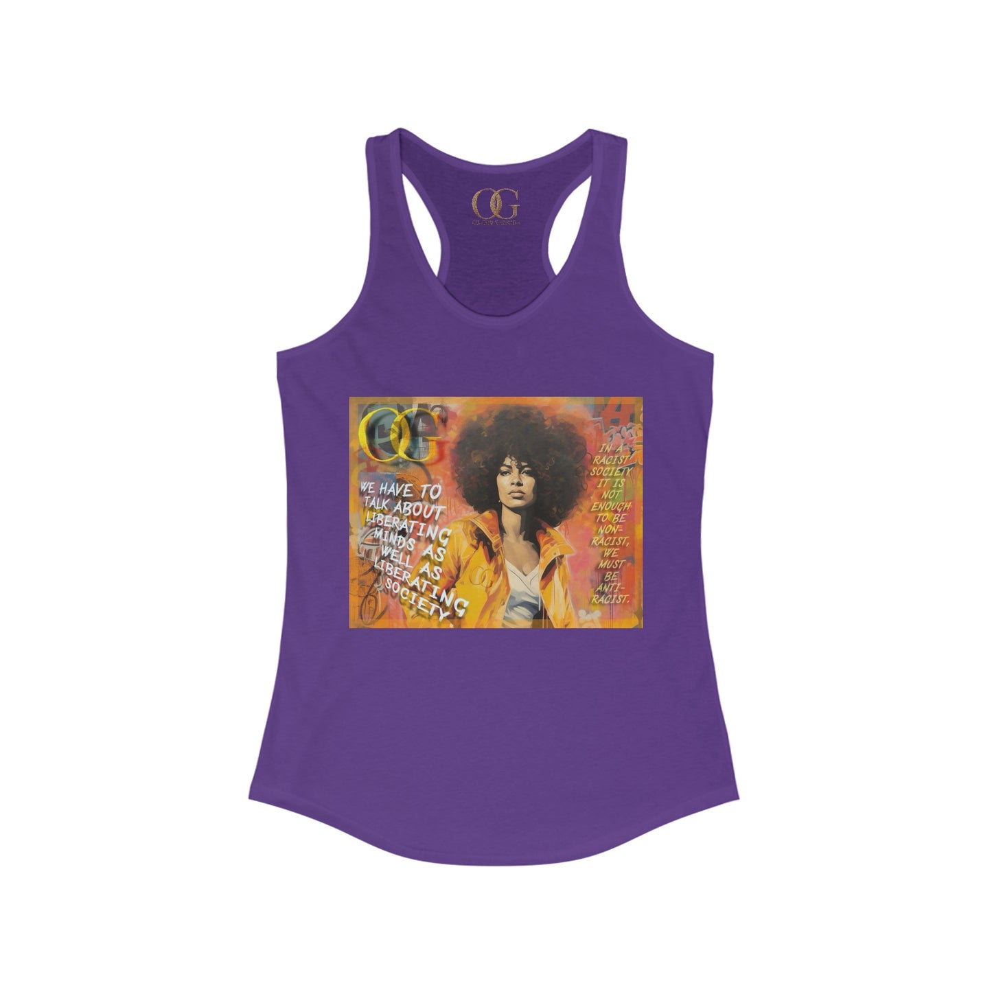 Angela Davis inspired graphic OG tank