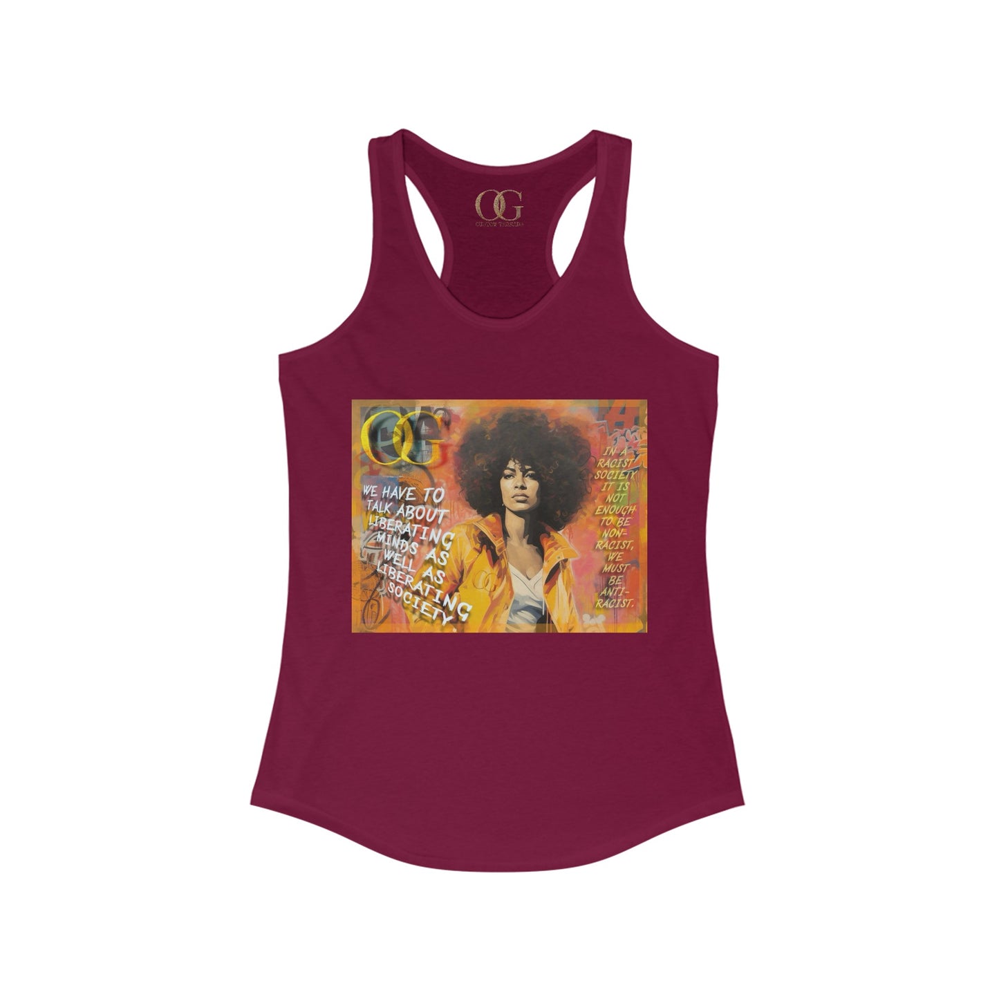 Angela Davis inspired graphic OG tank
