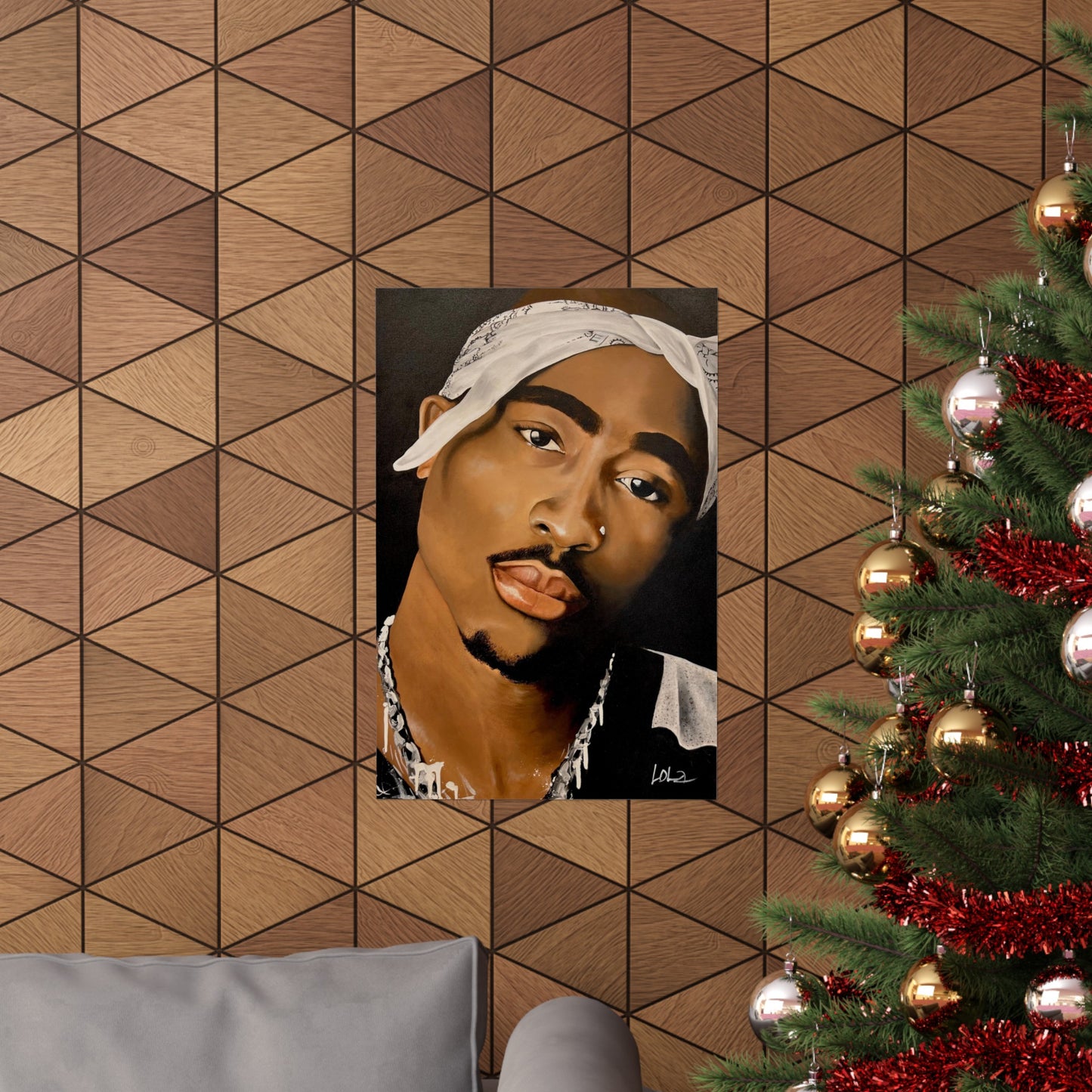 2 PAC print of original painting by Lola Buckwald