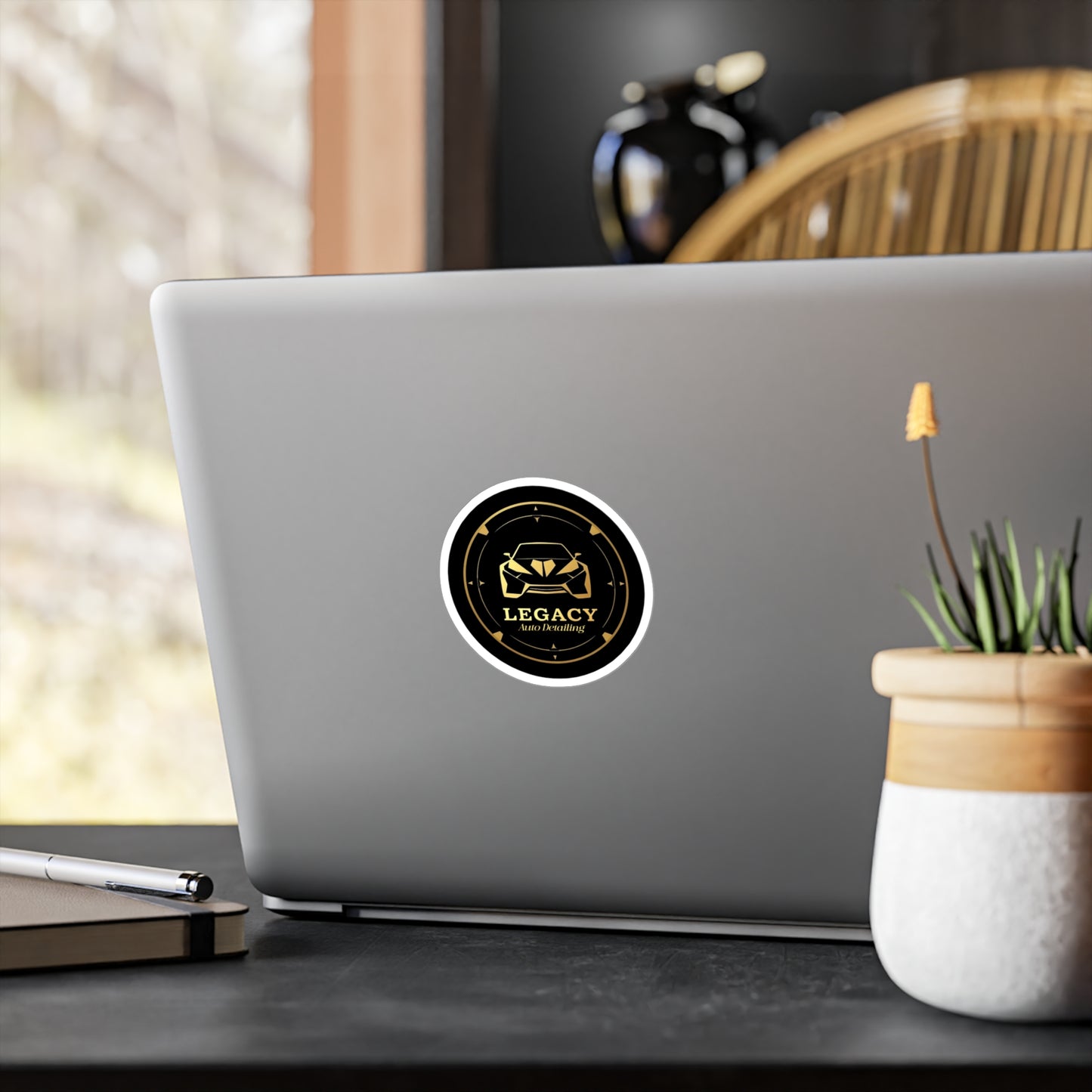Logo stickers for Legacy Detailing