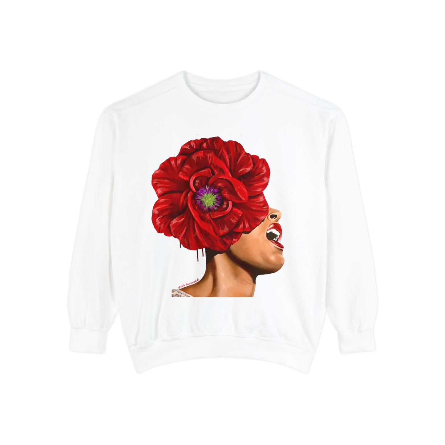 Billie Holiday painted by Lola Buckwald OG Sweatshirt