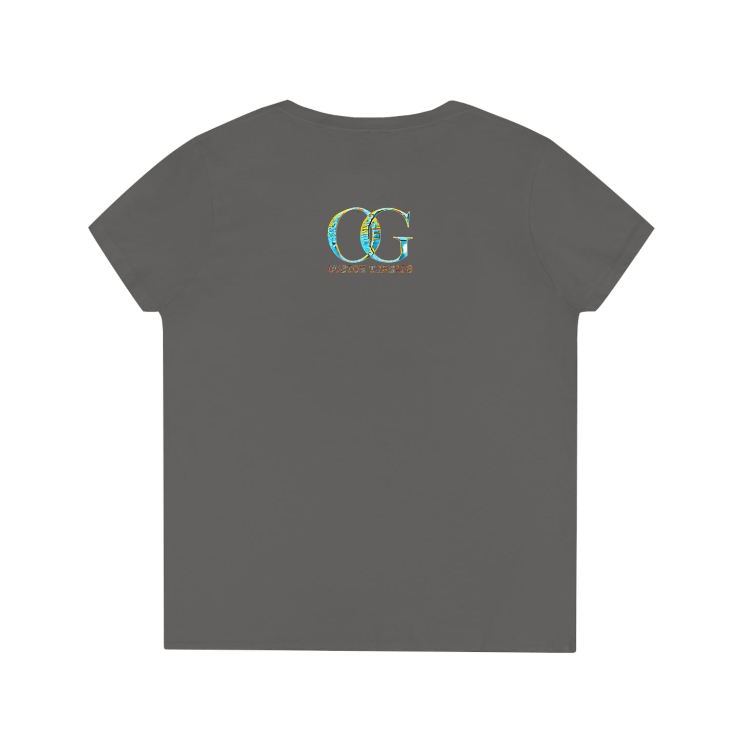 Angela Davis inspired graffiti V-Neck OG T-Shirt