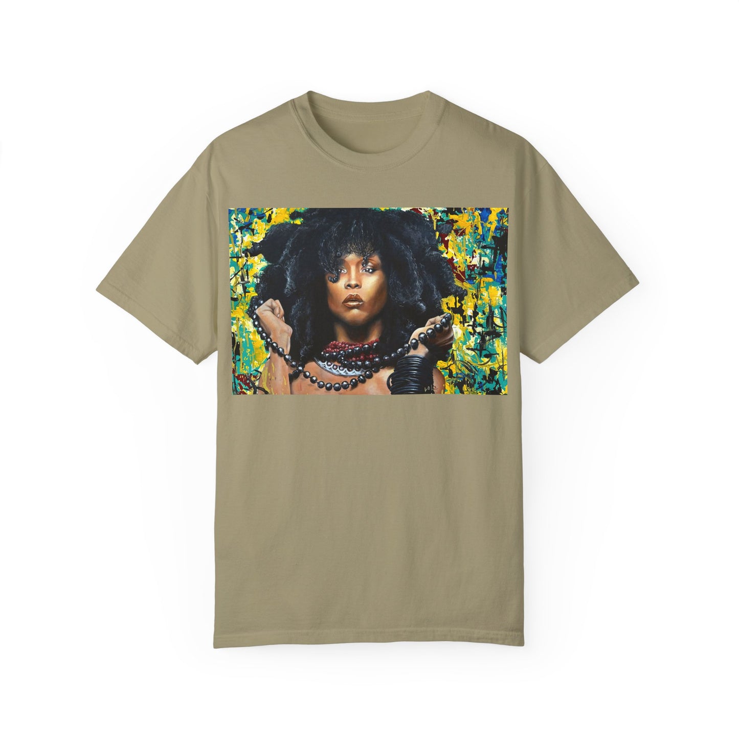 Erykah Badu painted by Lola Buckwald, OG tee