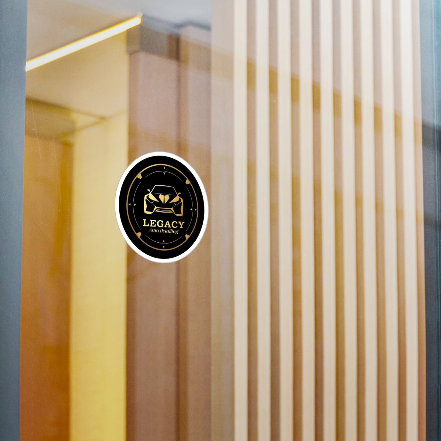Logo stickers for Legacy Detailing