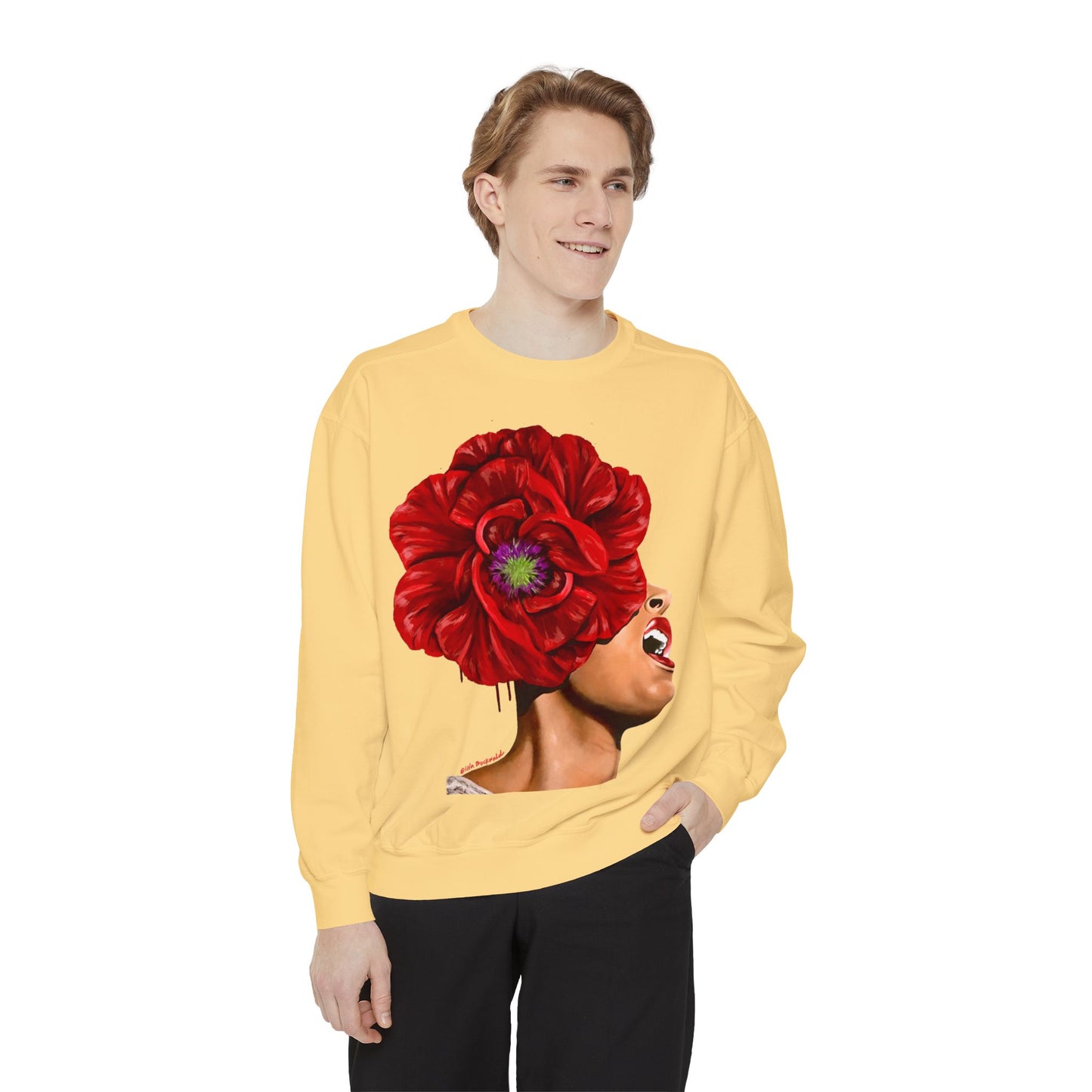 Billie Holiday painted by Lola Buckwald OG Sweatshirt