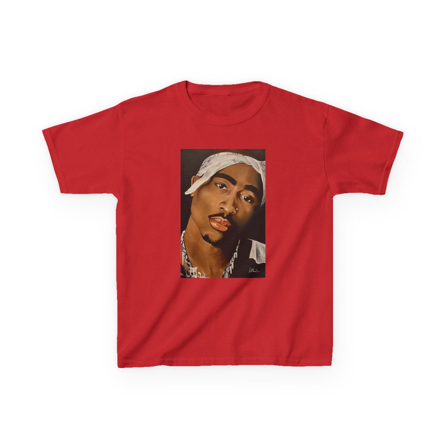 2Pac OG Youth Tee, Original painting by Lola Buckwald