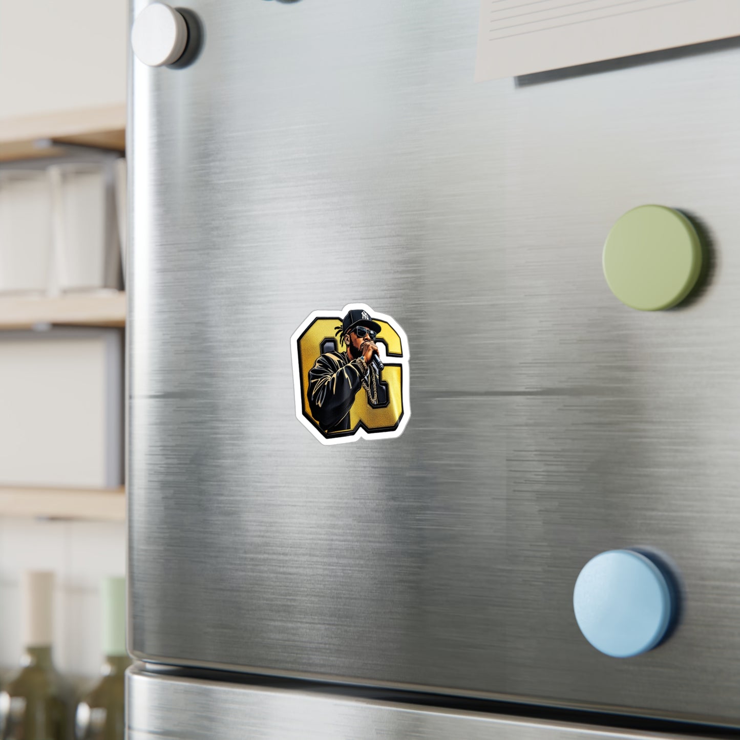 OG on the mic sticker