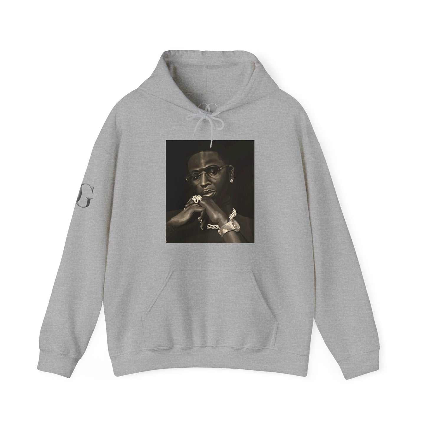 Young Dolph painting by Lola Buckwald OG Hoodie