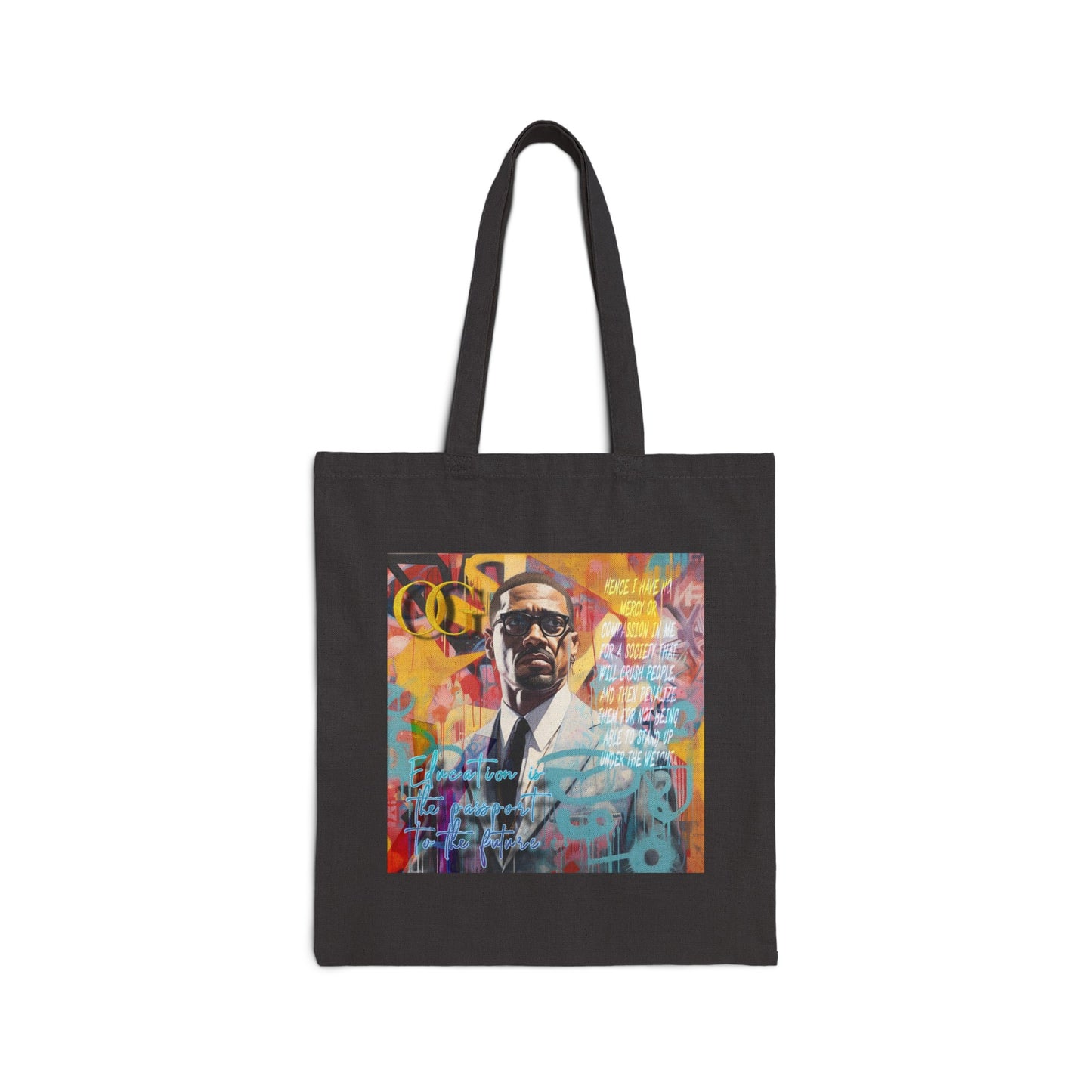 Malcolm X inspired quote tote
