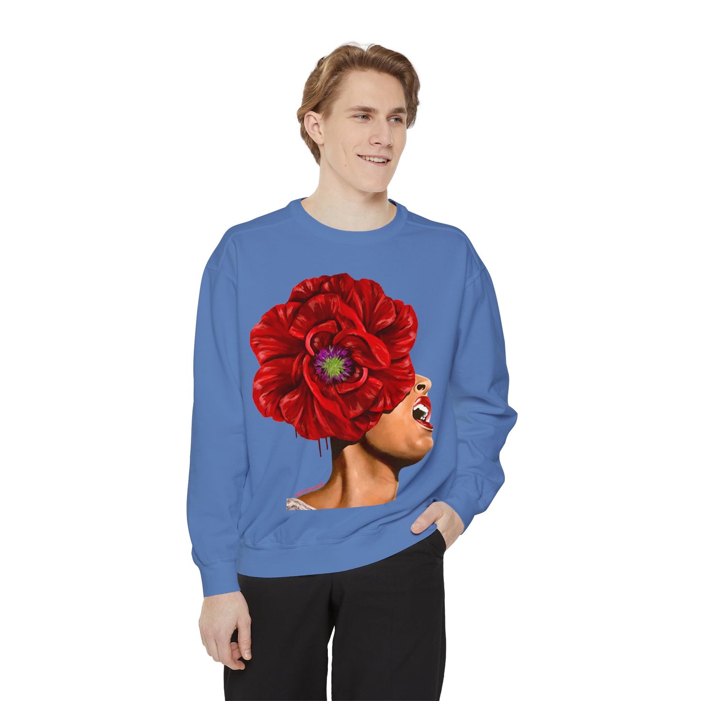 Billie Holiday painted by Lola Buckwald OG Sweatshirt