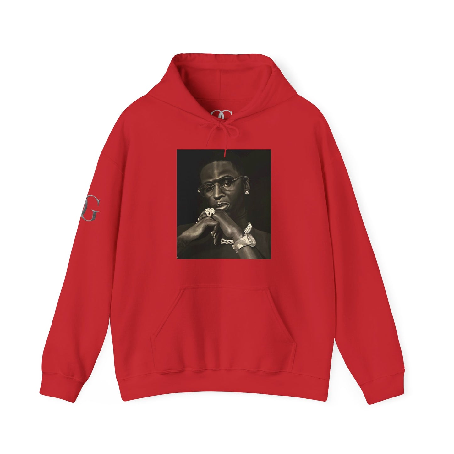 Young Dolph painting by Lola Buckwald OG Hoodie