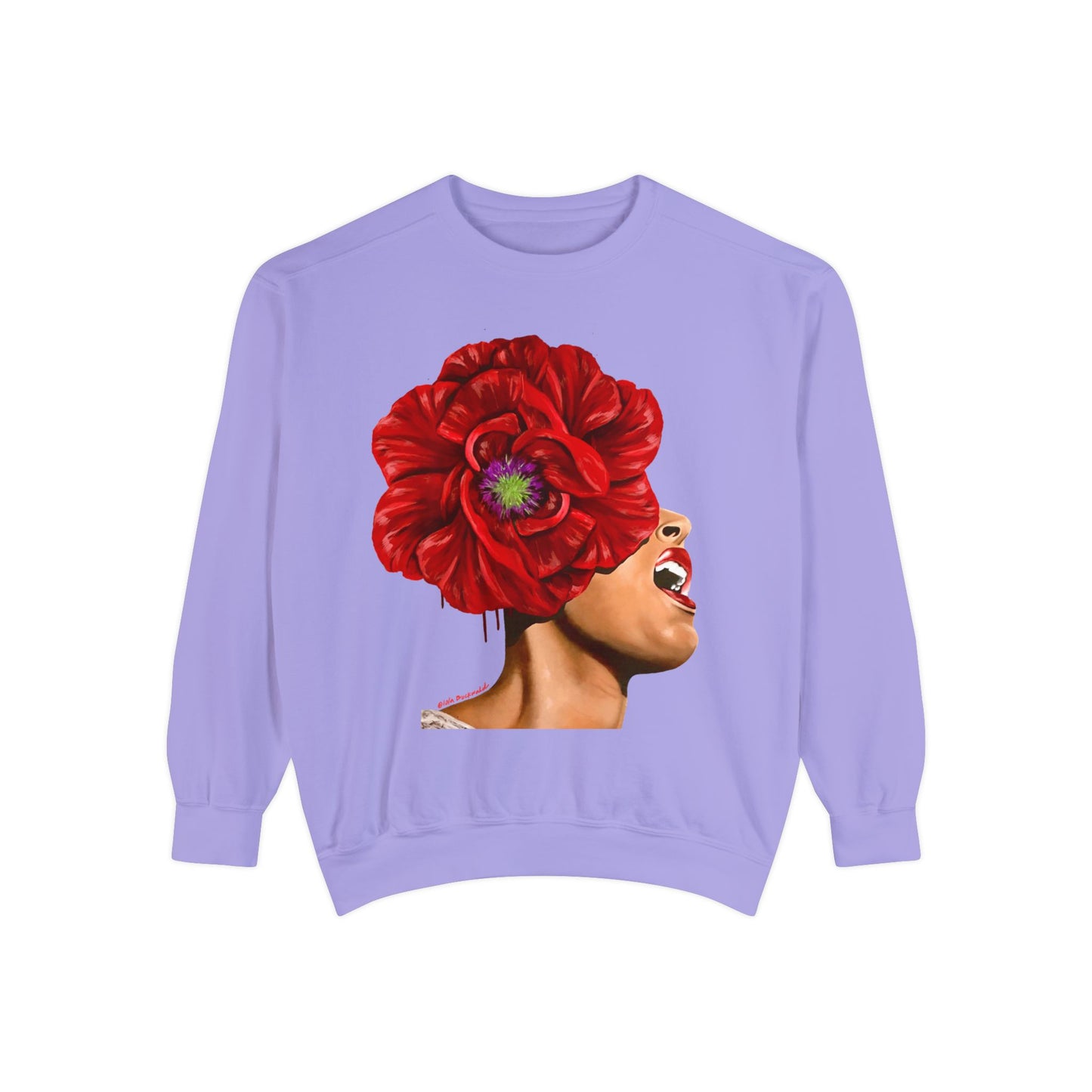 Billie Holiday painted by Lola Buckwald OG Sweatshirt