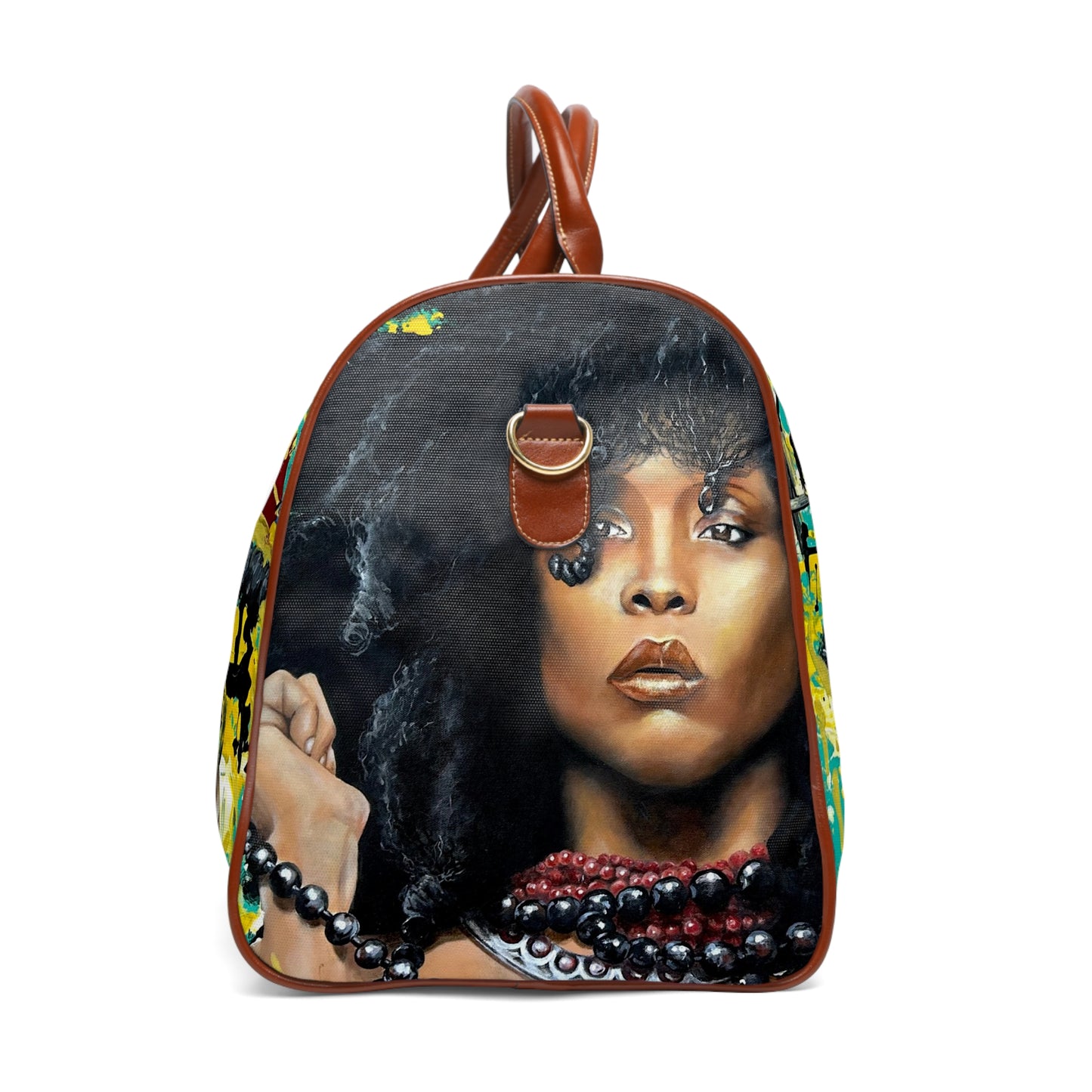 Waterproof OG Travel Bag - Featuring print of Erykah Badu painted by Lola Buckwald