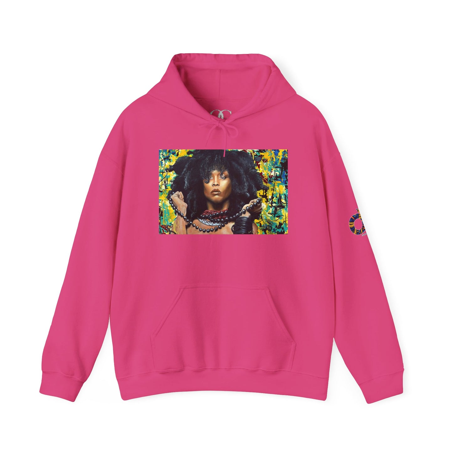 Erykah Badu painted by Lola Buckwald, OG hoodie